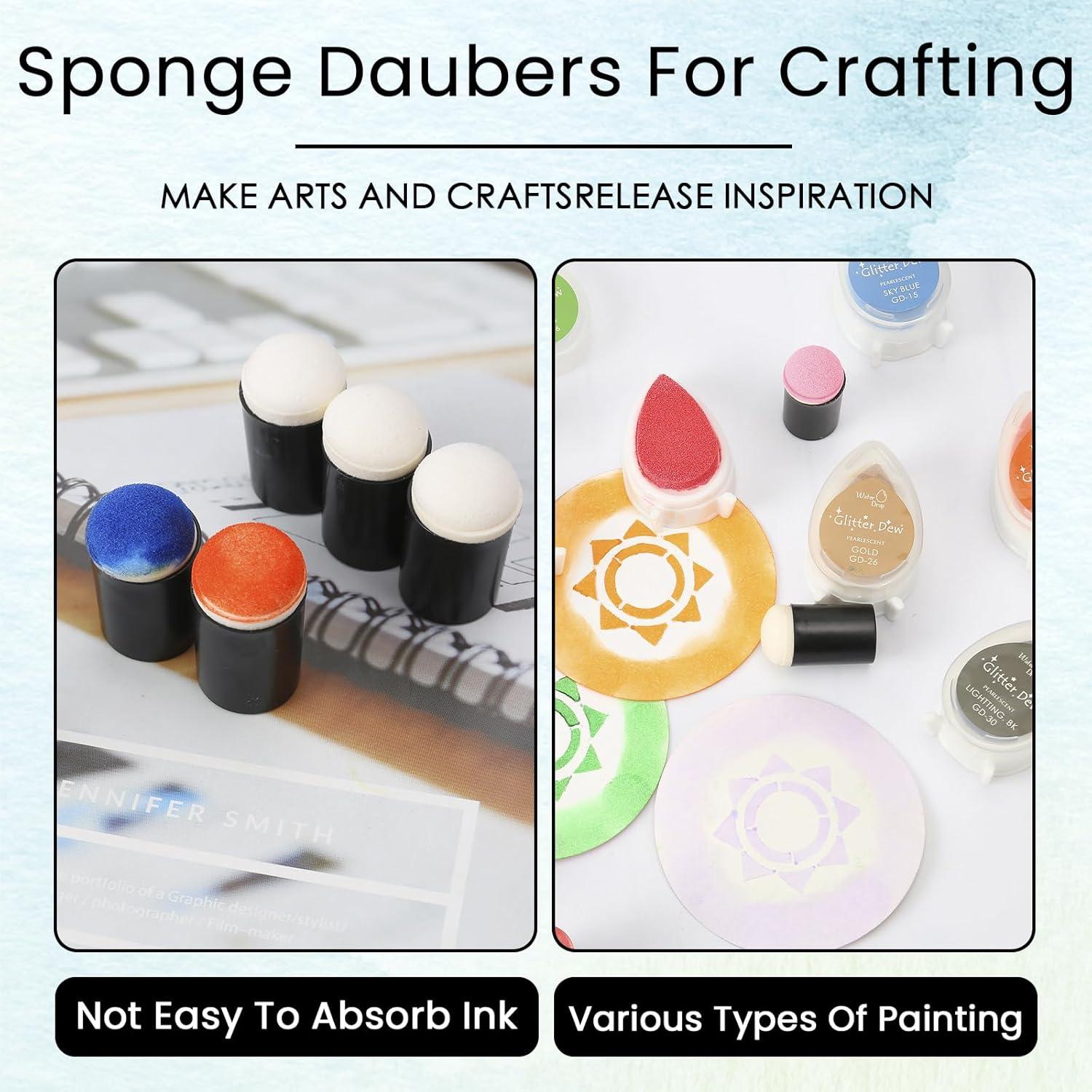 40 Aplicadores de Esponja con Estuche HAUSTGO - Pintura y Tinta