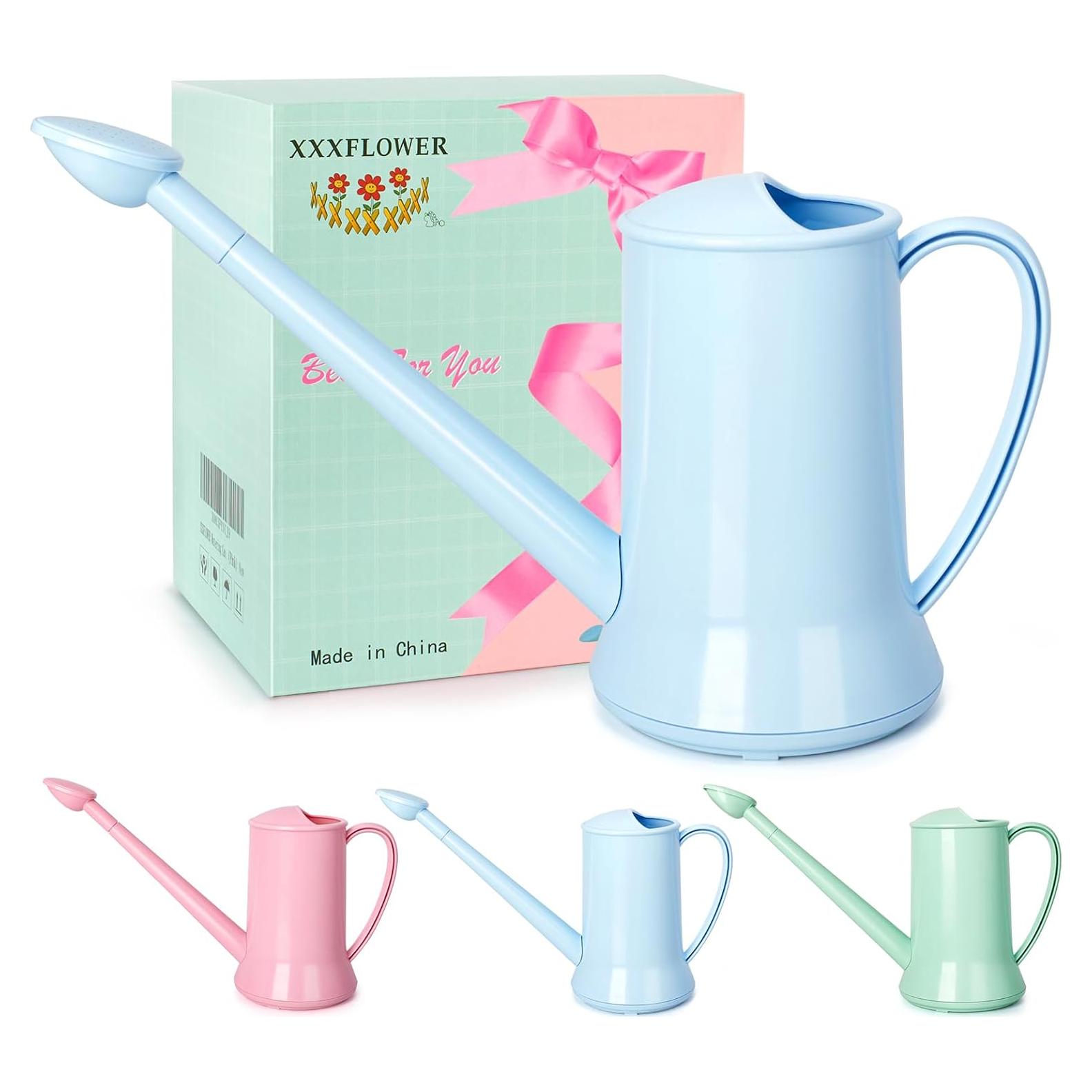 Regadera de Interior XXXFLOWER 2L Pico Largo Desmontable Azul