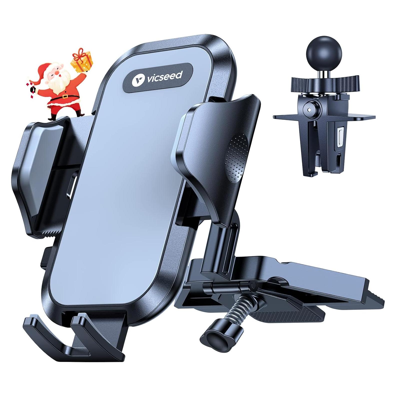 Soporte para Teléfono de Coche VICSEED Antivibración Metal Negro