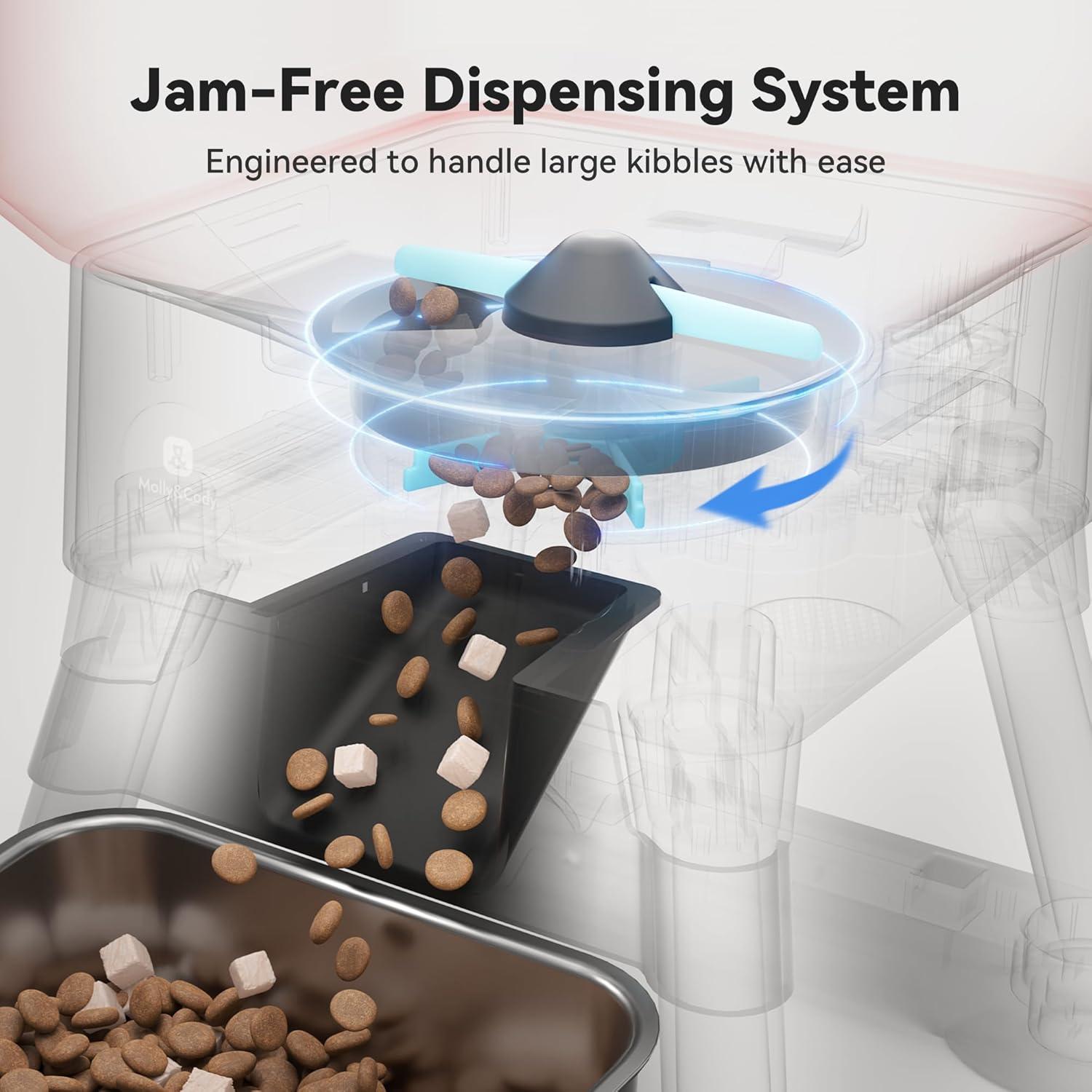 Comedero Automático para Perros Molly&Cody 14L Anti-Bloqueo