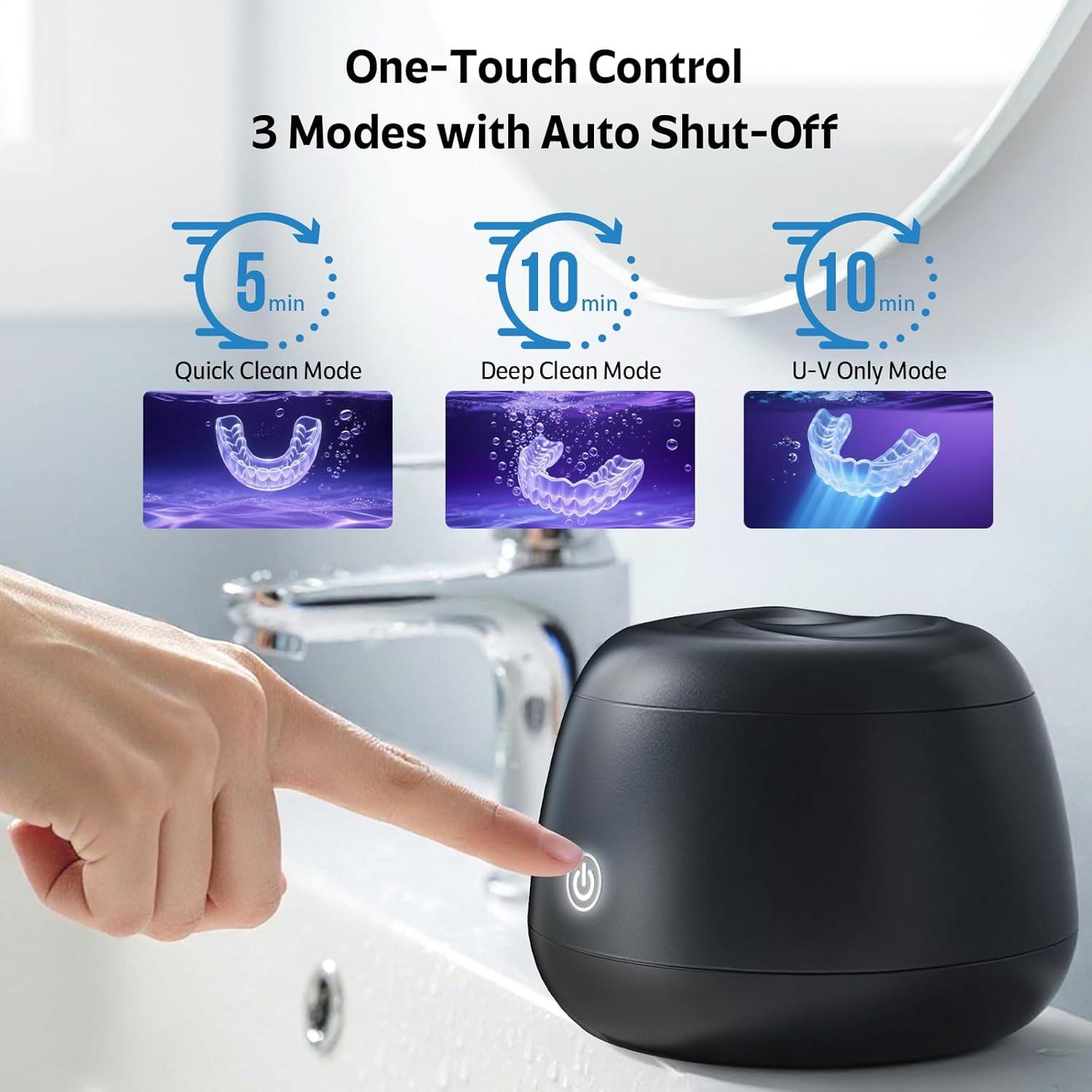 Limpiadora Ultrasónica 48kHz Souncrise 200ML para Dentaduras