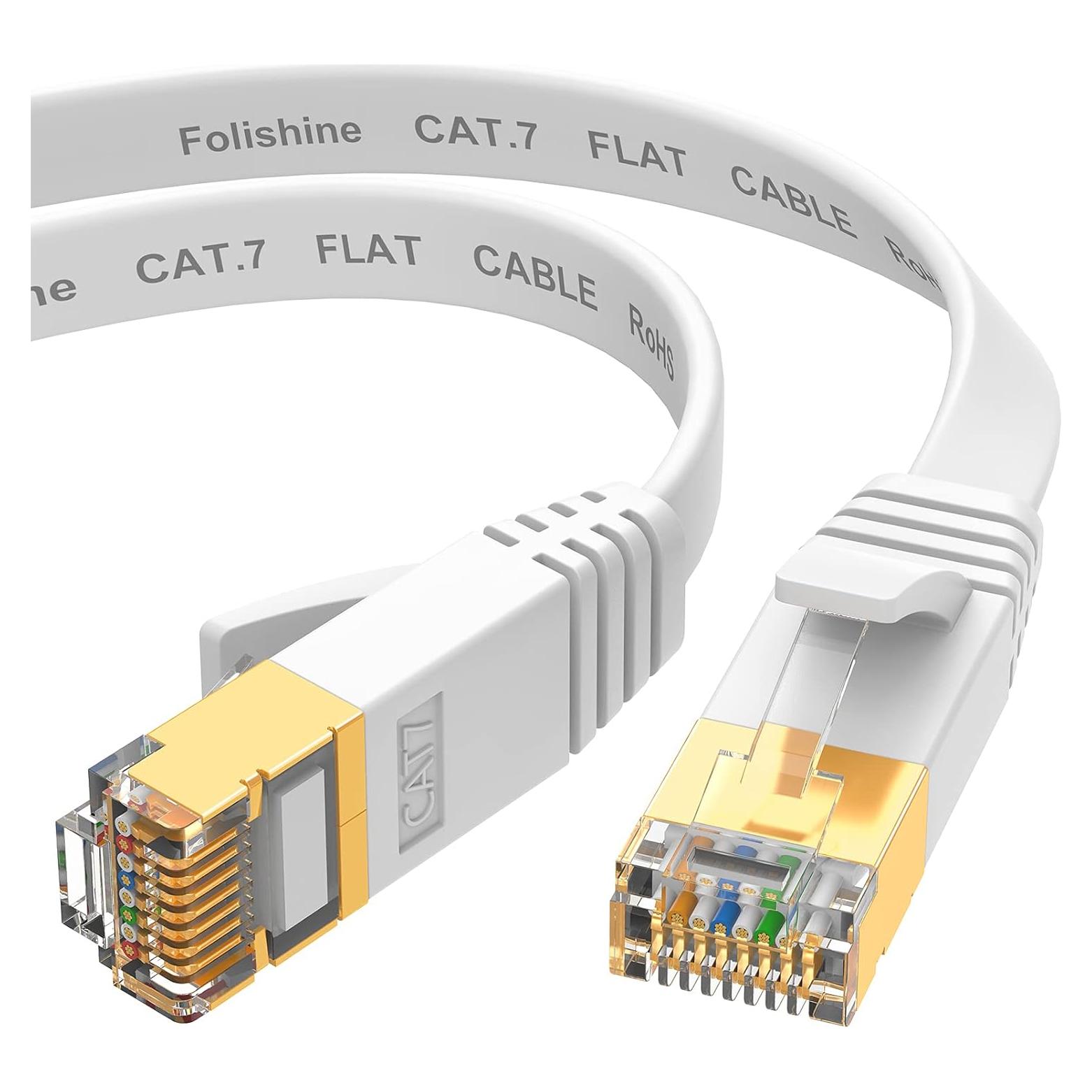 Cable Ethernet Cat7 Folishine 5M Alta Velocidad 10Gbps