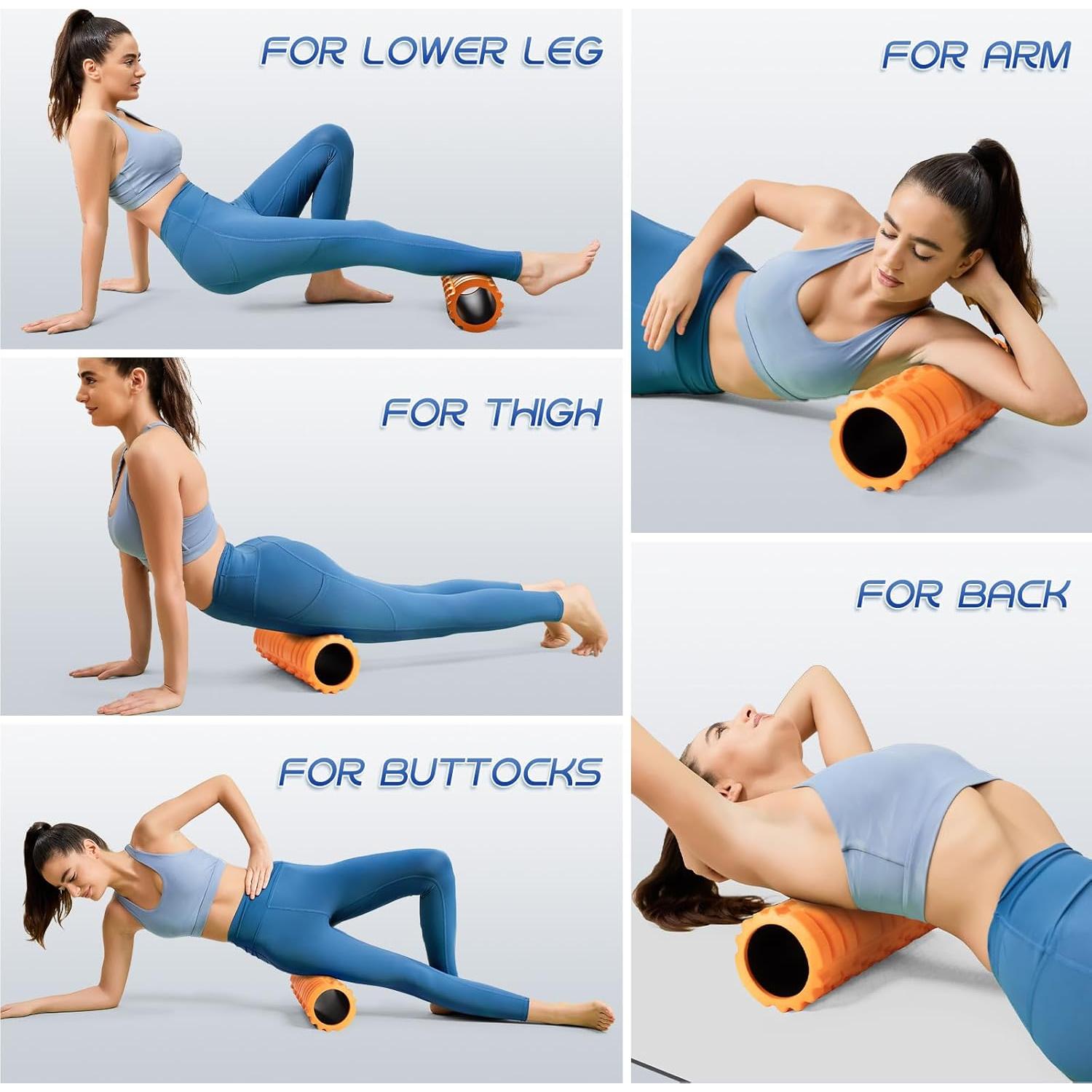 Rodillo de Espuma Krightlink 45.72 cm para Masaje Muscular