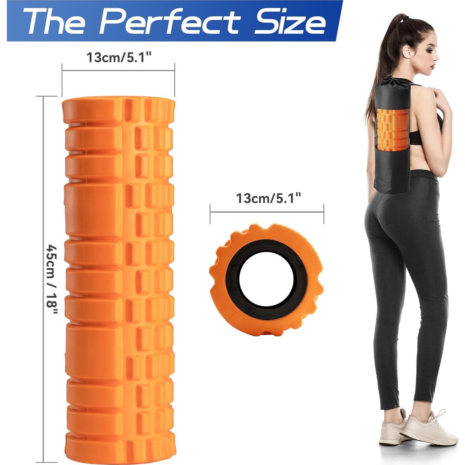 Rodillo de Espuma Krightlink 45.72 cm para Masaje Muscular