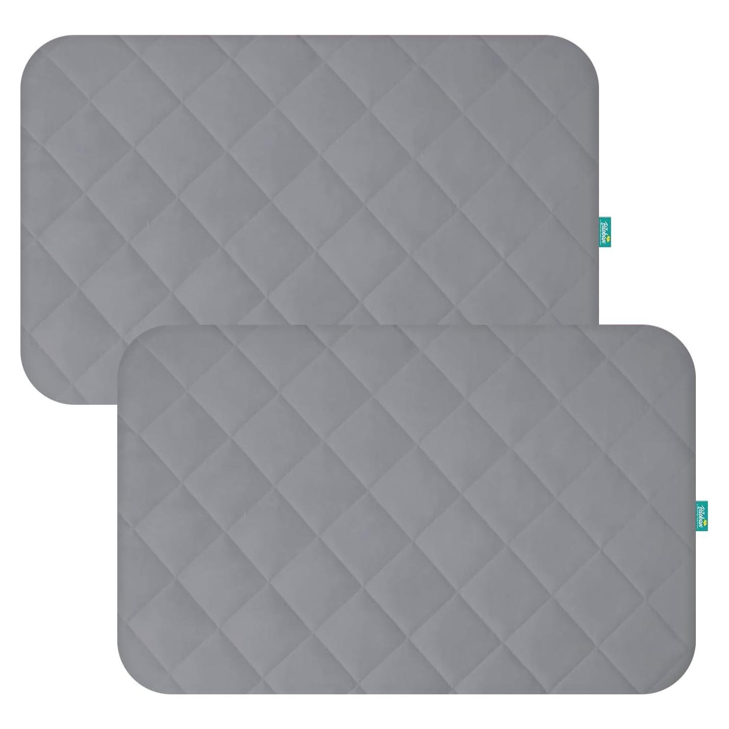 Sábanas Ajustadas Impermeables Biloban 99x68 cm 2 Piezas Gris