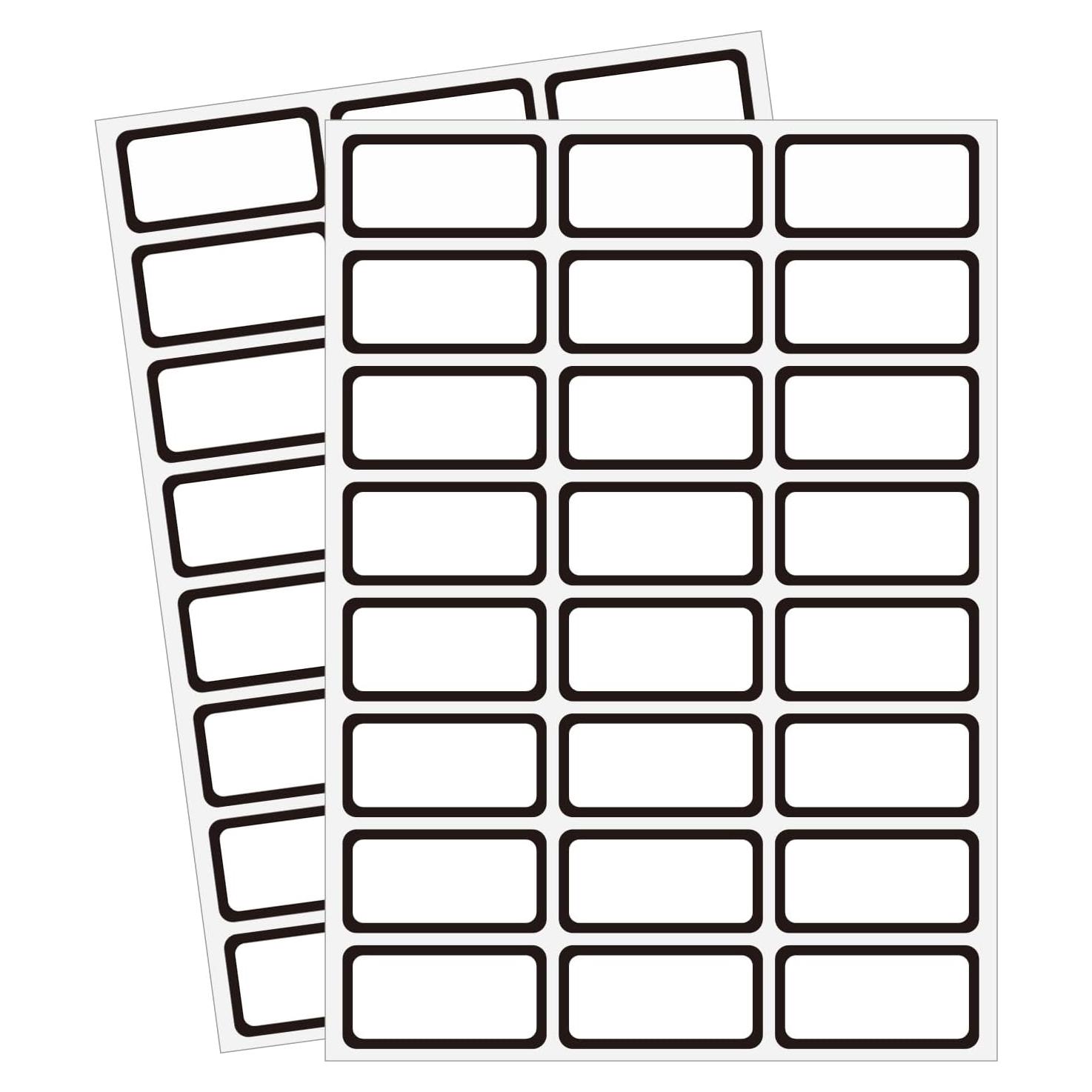 Etiquetas Removibles STARLIBOO 1x5 cm para Congelador 360 Pzs