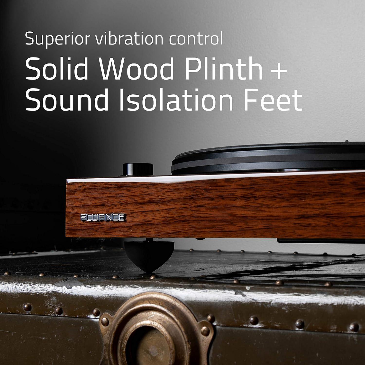 Tocadiscos Fluance RT84 Vinilo Ortofon 2M Blue Nogal