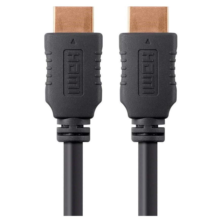 Cable HDMI 4K 60Hz Monoprice 6.1m Alta Velocidad Negro