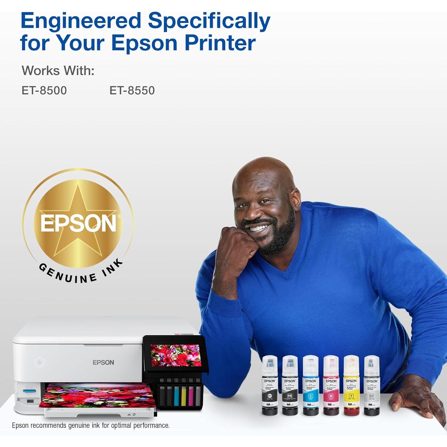 Tinta Amarilla Epson EcoTank T552420-S 70 mL para ET-8500/ET-8550