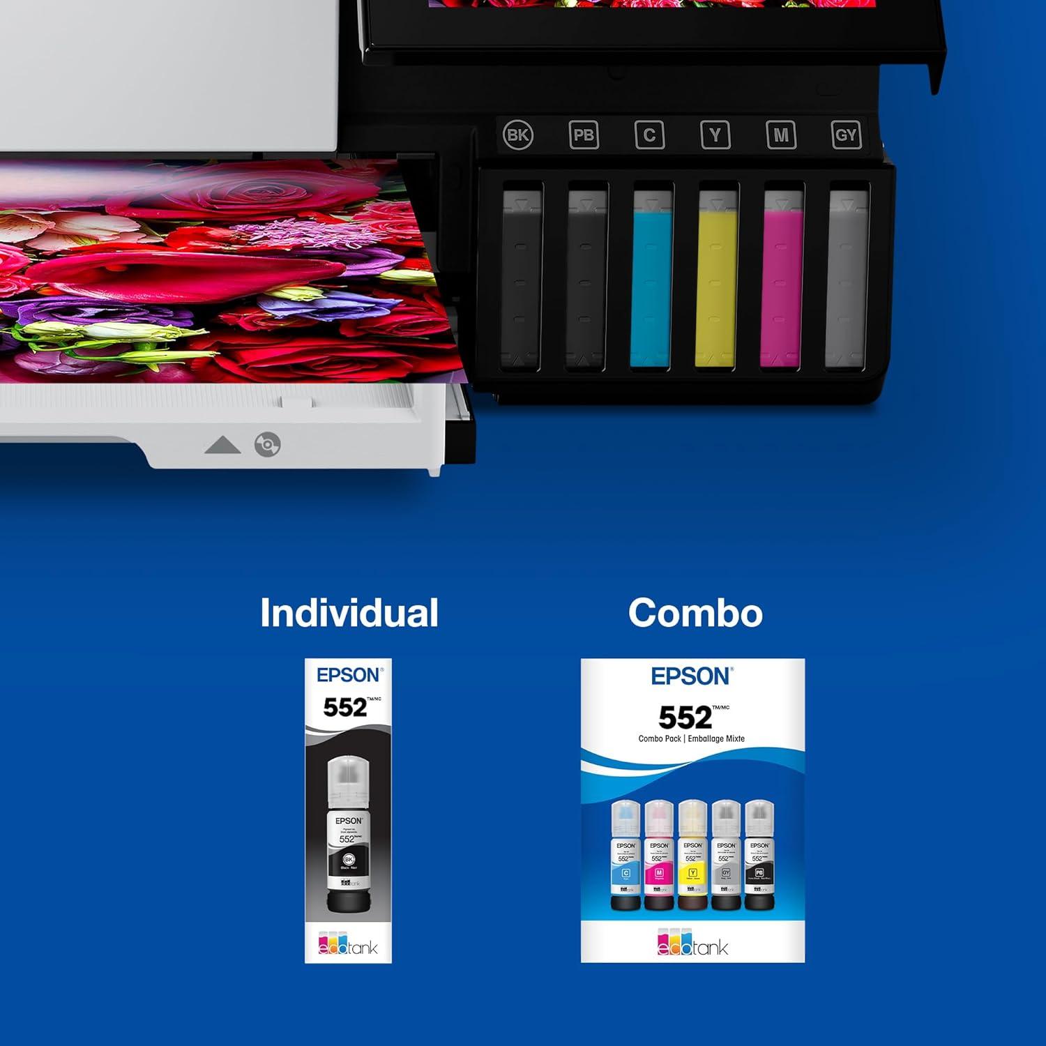 Tinta Amarilla Epson EcoTank T552420-S 70 mL para ET-8500/ET-8550