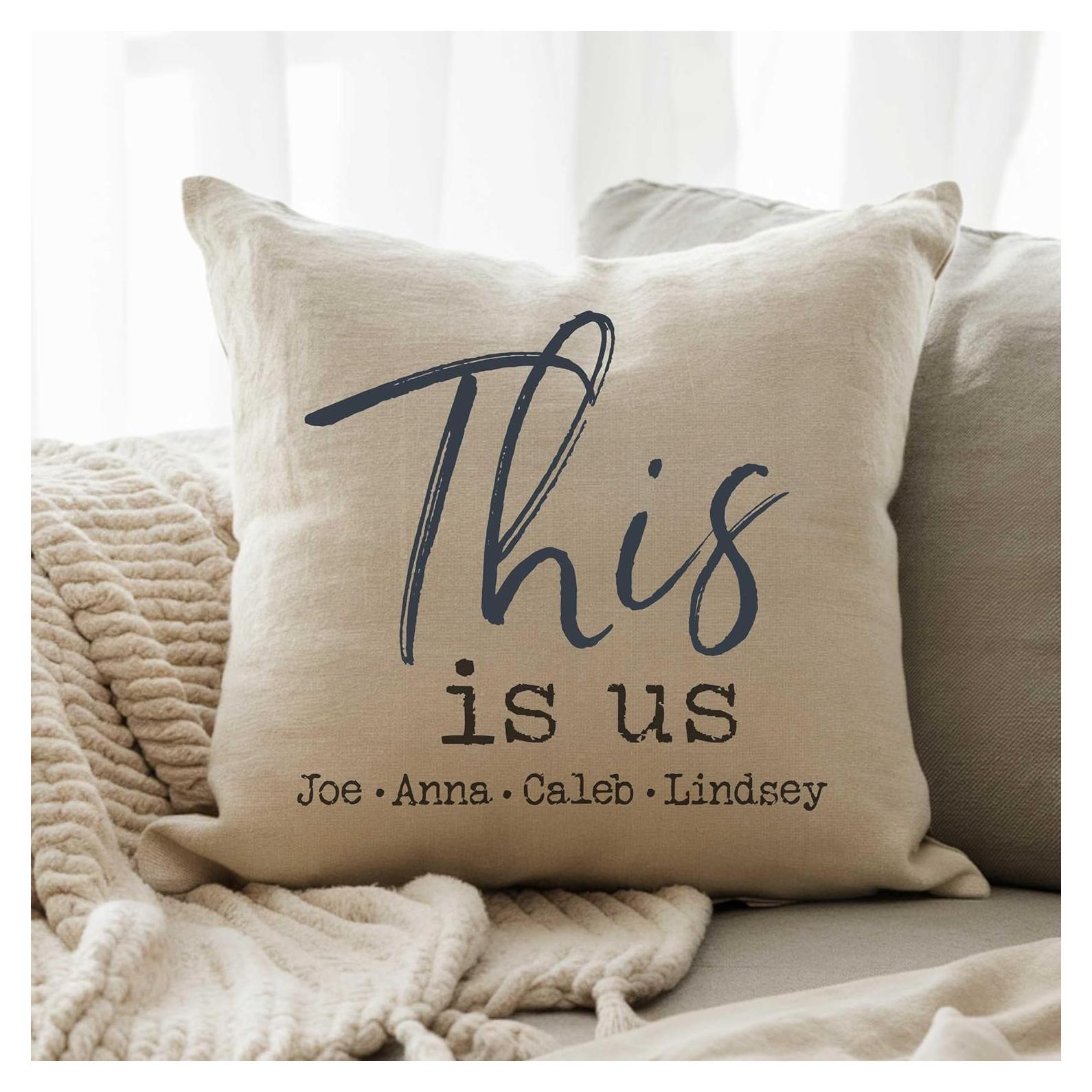 Funda de Almohada Personalizada MRC Wood Products 40x40 cm