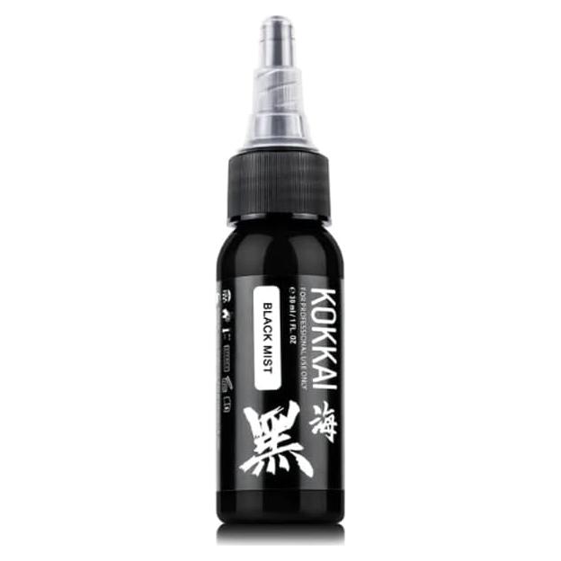 Tinta para Tatuajes Kokkai Sumi 14.79 ml Niebla Negra