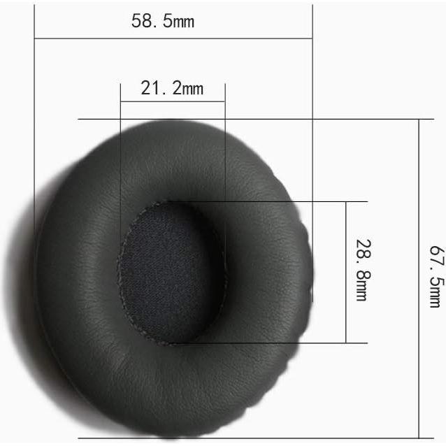 Replacement Earpads Compatible With Monster Beats Solo 1.0 and Solo HD Wired On-Ear Headphones (Black)