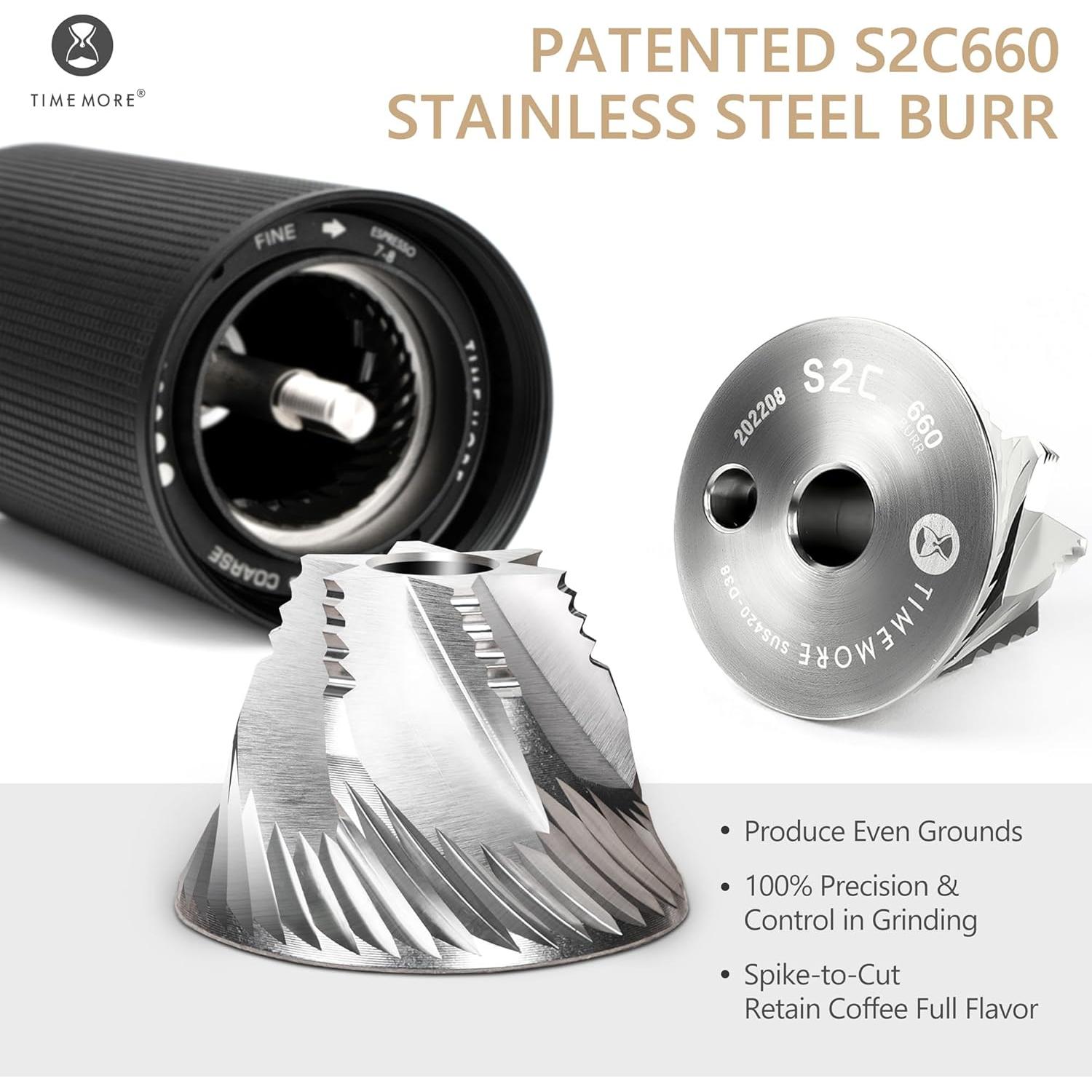 Molinillo de Café Manual TIMEMORE C3 ESP Pro - Acero Inoxidable