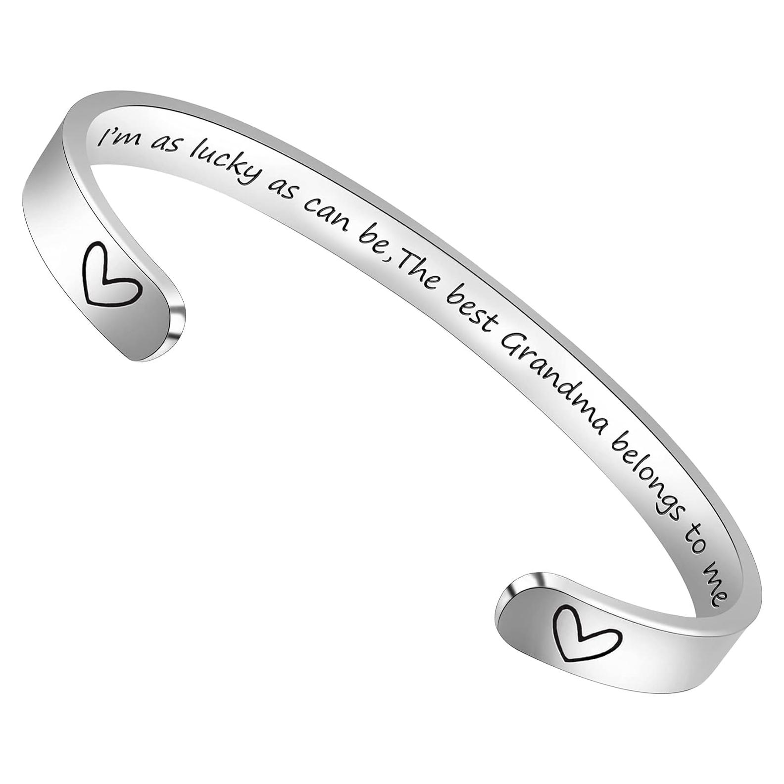 Brazalete Motivacional para Abuela Btysun - Acero Inoxidable