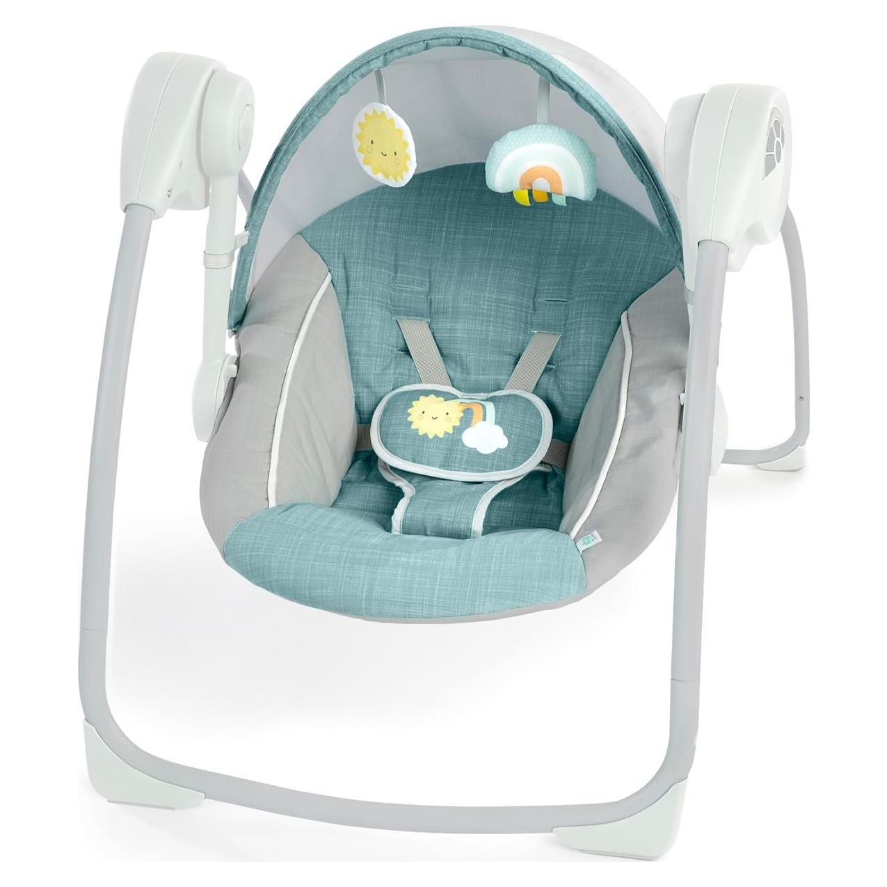 Columpio Portátil Ingenuidad Sun Valley con Dosel y Juguetes