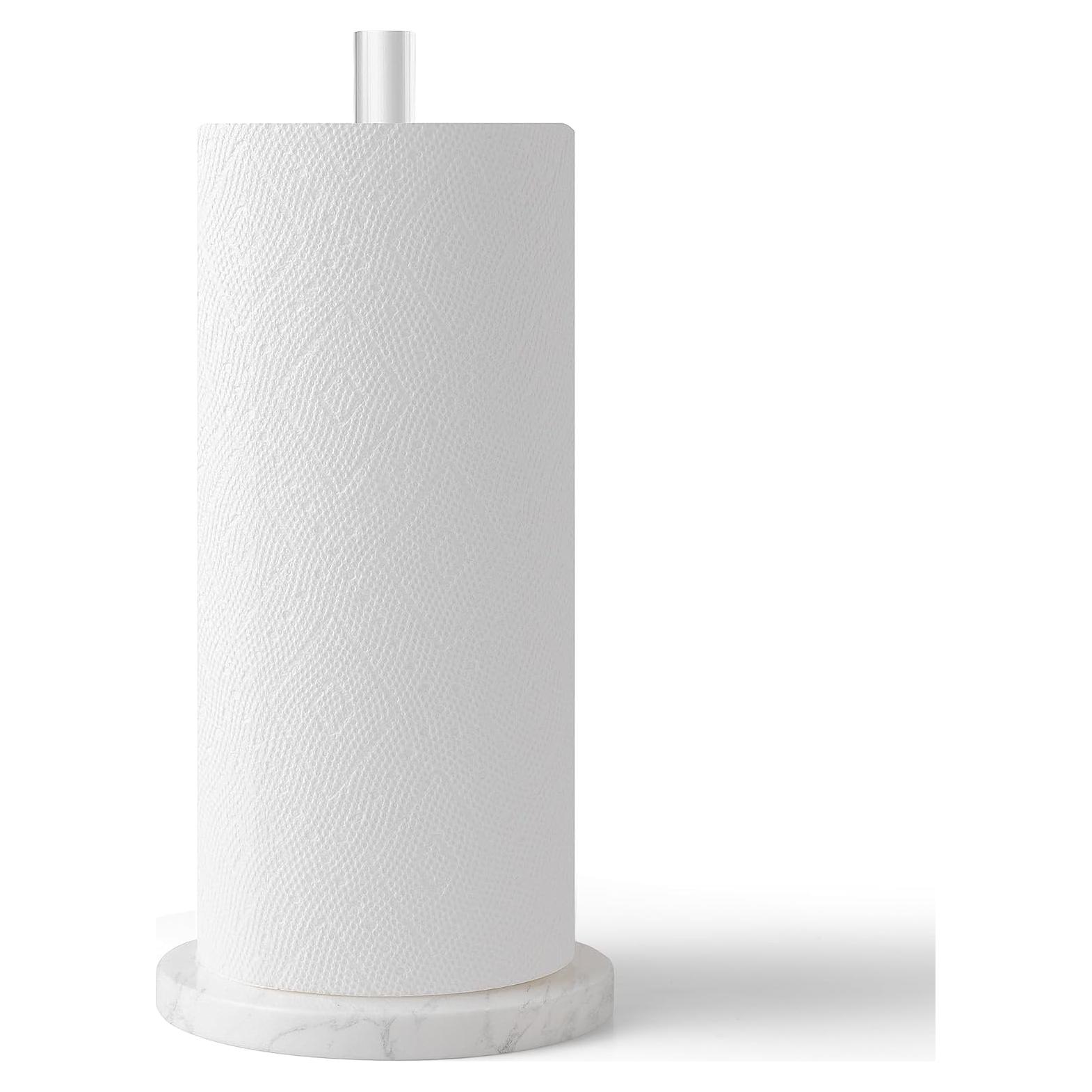 Soporte para Toallas de Papel WORHE Mármol Blanco 13.97 cm