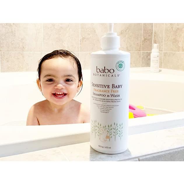 Jabón Espumoso para Bebés Babo Botanicals Sin Fragancia 325g