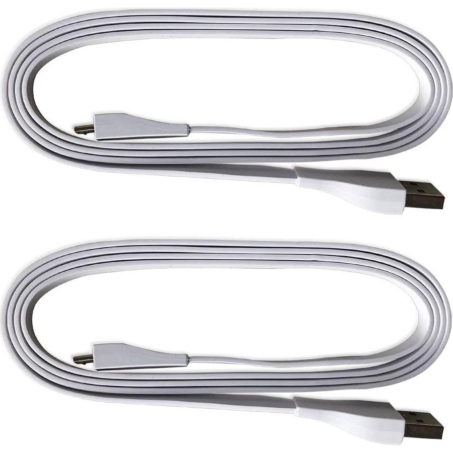 Cable de Carga USB QJYTH 1.2m para UE Boom y Wonderboom - 2 PCS Blanco