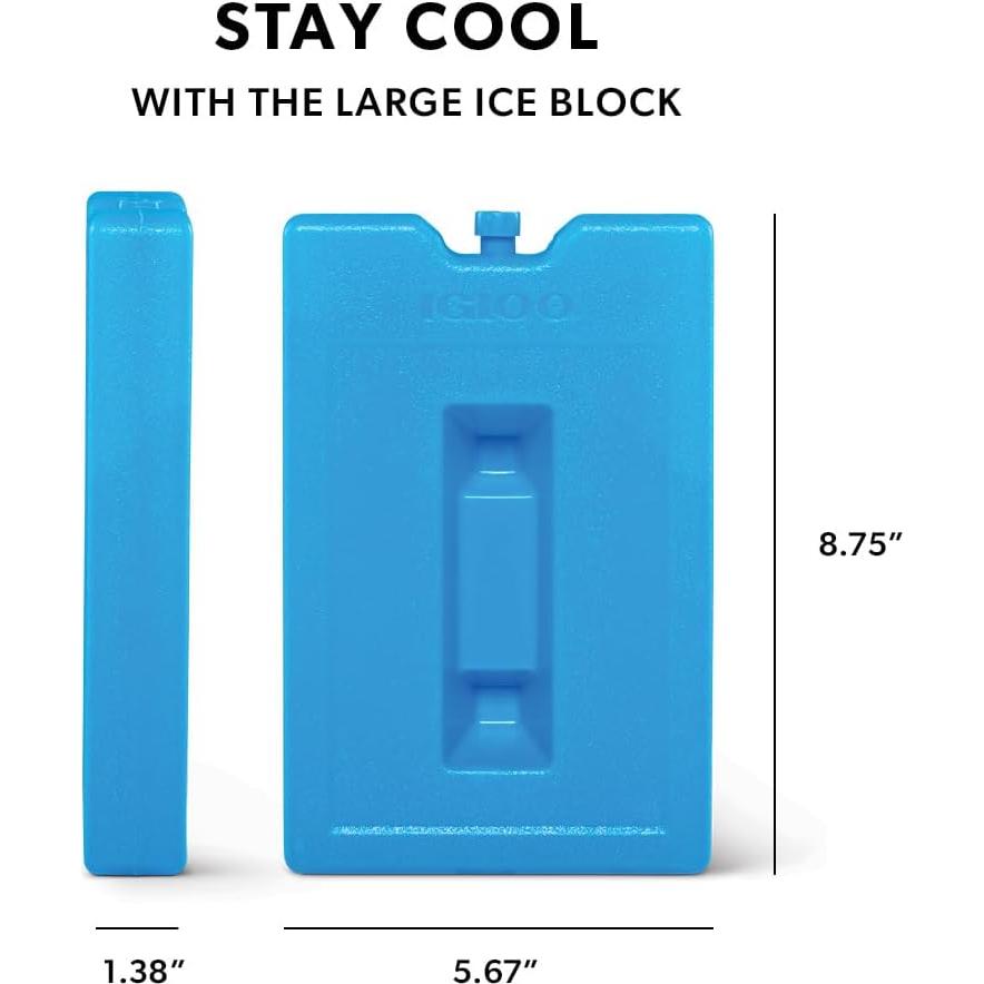 Bloque de Hielo Reutilizable Igloo Maxcold 2PK Grande