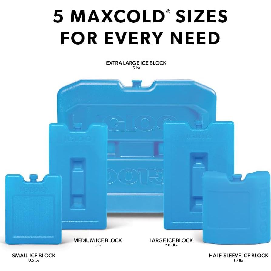 Bloque de Hielo Reutilizable Igloo Maxcold 2PK Grande