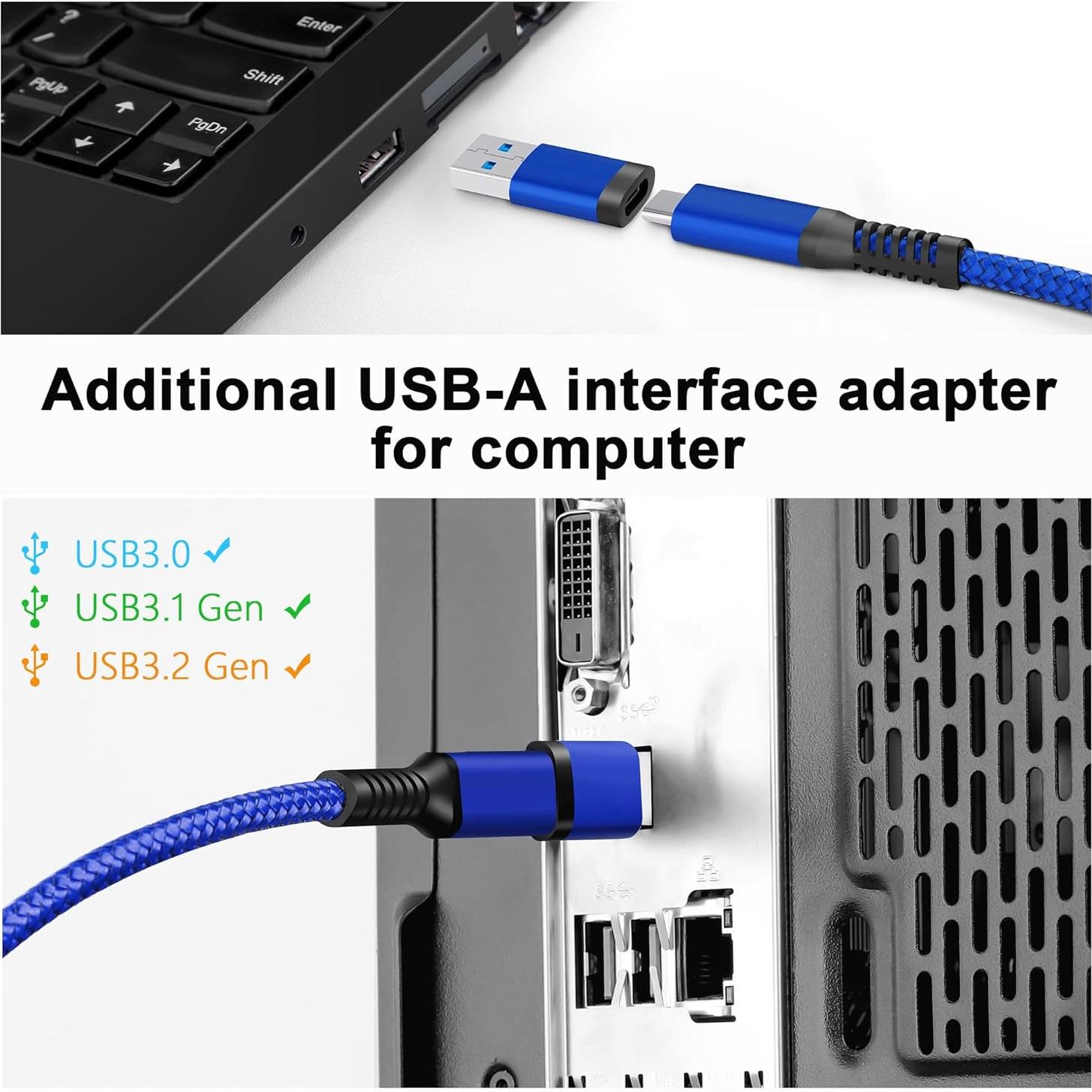 Cable de Enlace Kuject 6.1m USB 3.0 Tipo C para VR