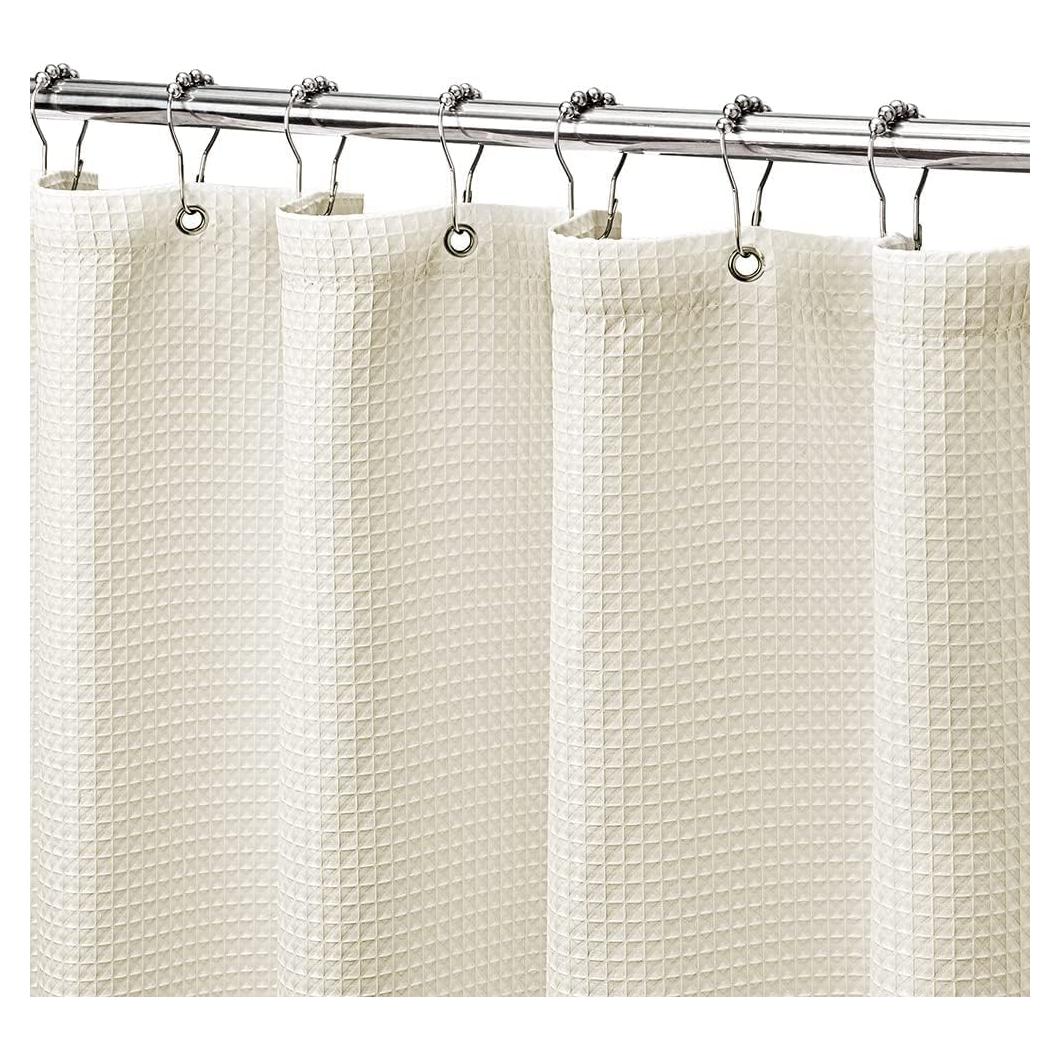 Cortina de Ducha Waffle Weave MISS SELECTEX Beige 48x72