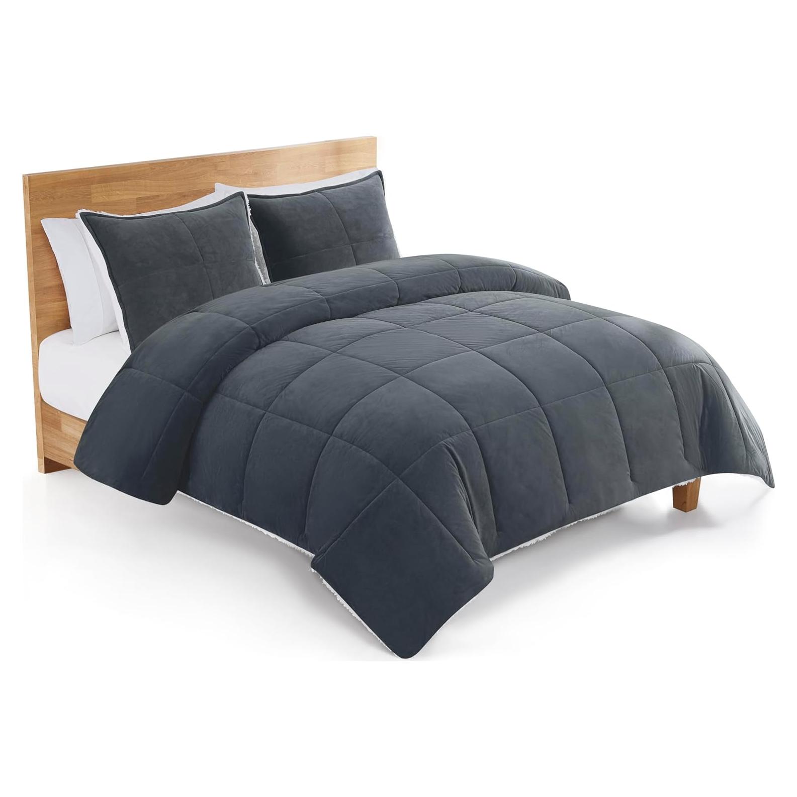 Conjunto de Edredón UGG Blissful Full/Queen Azul Reversible