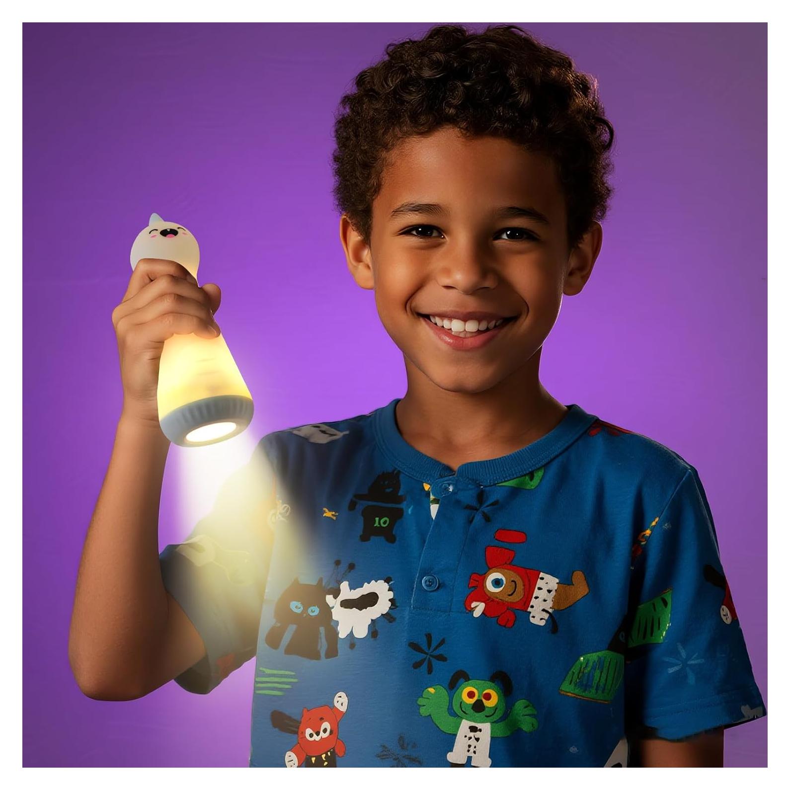 Linterna Nocturna LED ShaArkMango Recargable para Niños 6.1cm