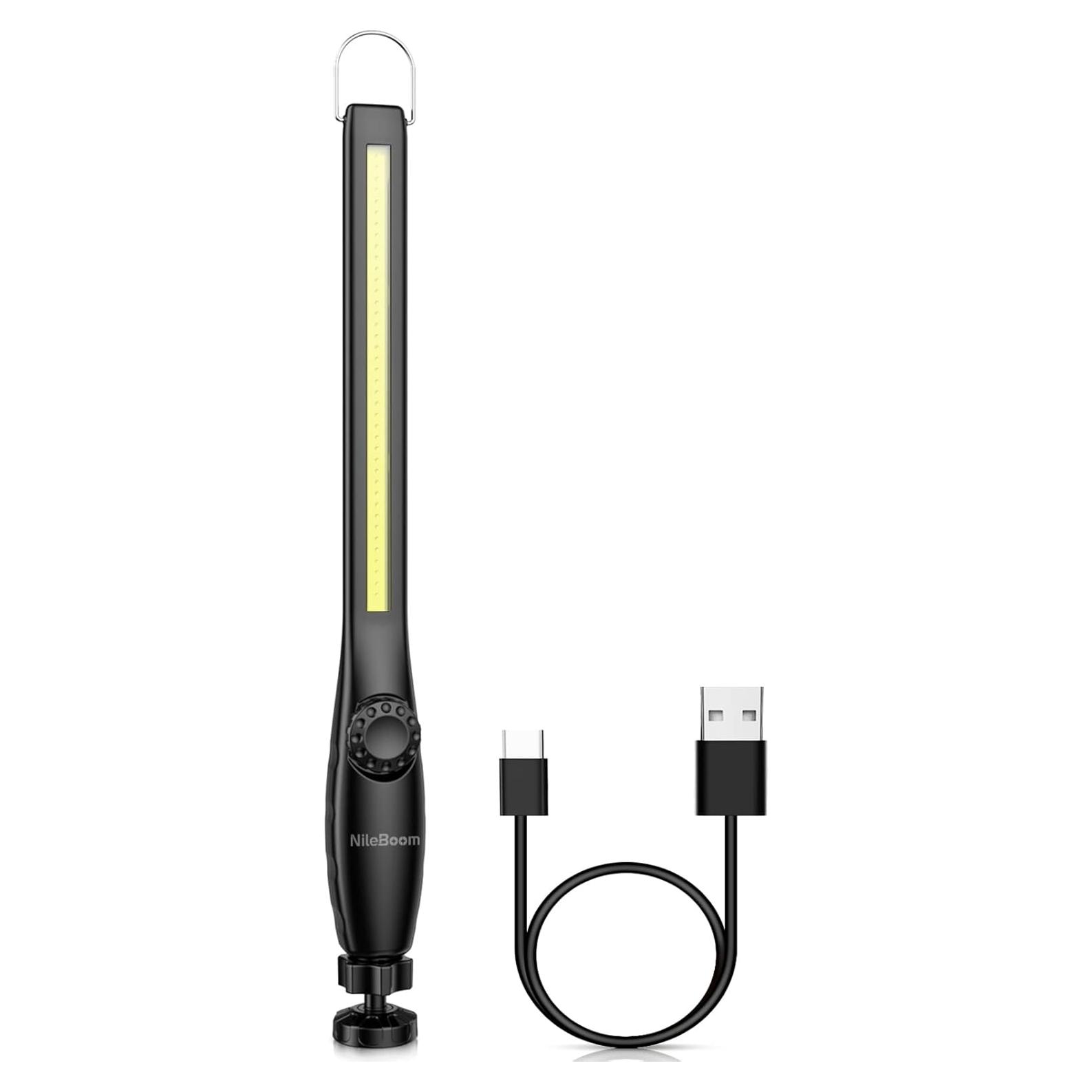 Luz de Trabajo LED NileBoom 800 Lúmenes Recargable 3200mAh