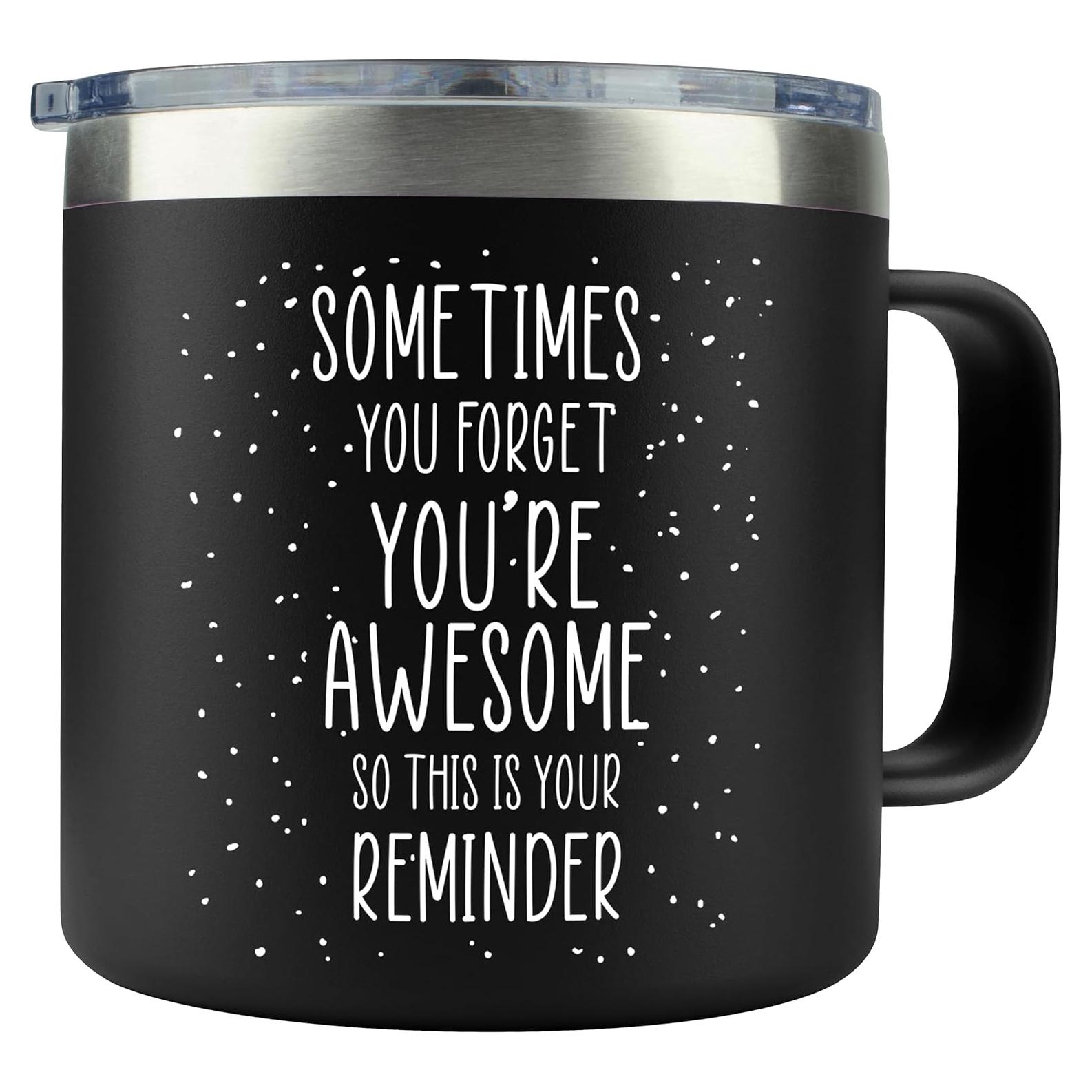 Taza Divertida KLUBI para Papá 14oz Negra - Regalo Navidad