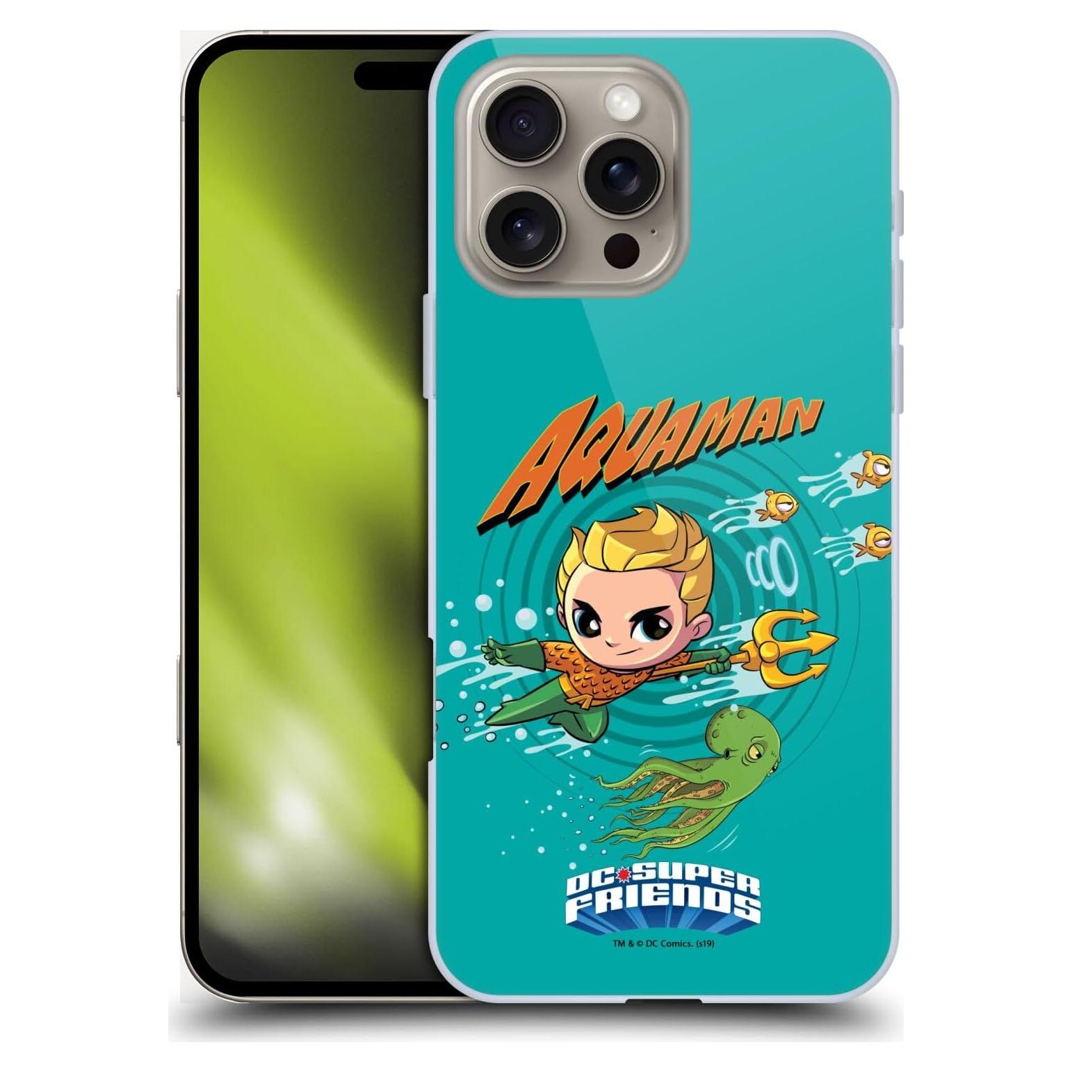Funda Dura DC Comics Aquaman para iPhone 16 Pro Max