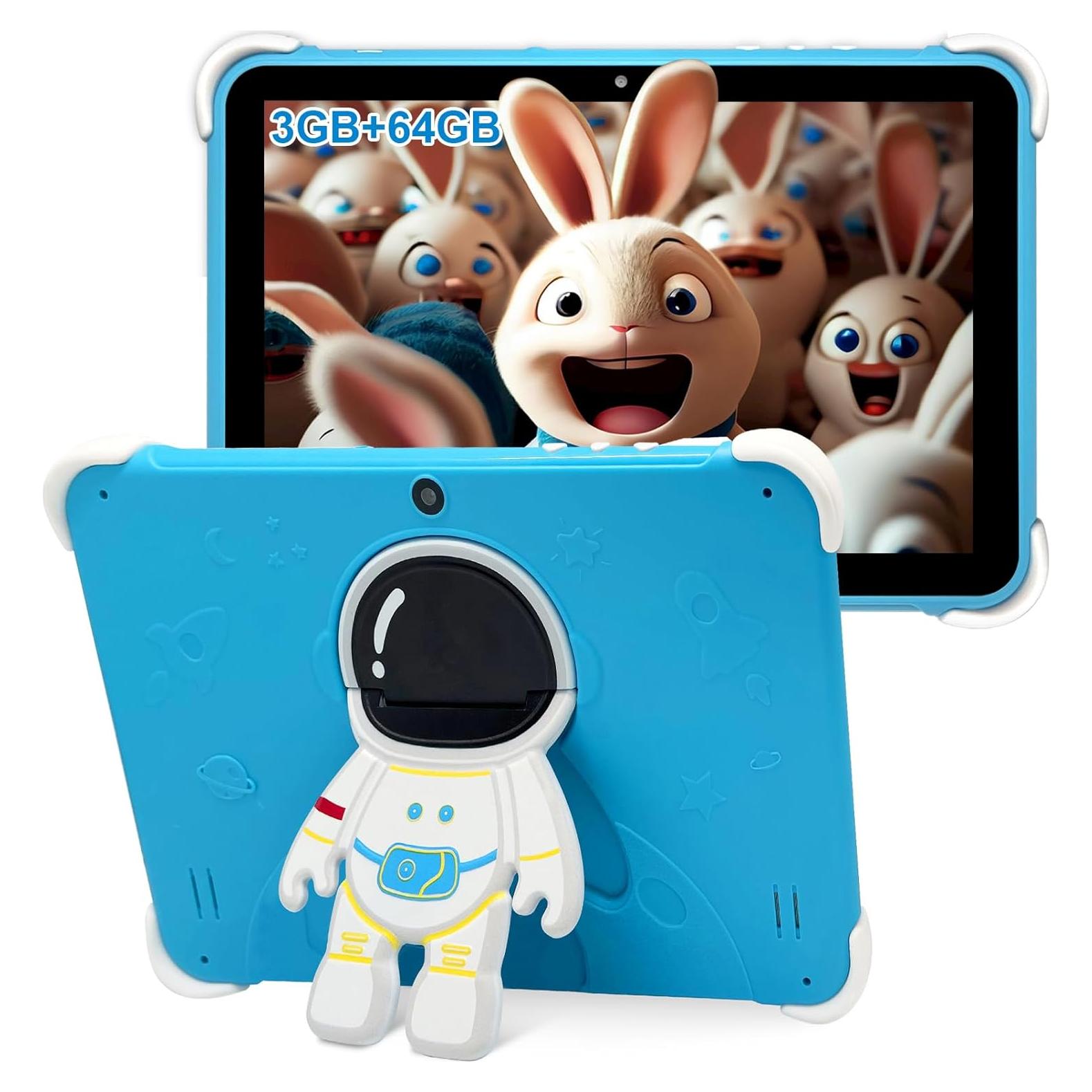 Tableta para Niños Moonka 10.1" Android 14 3GB 64GB HD