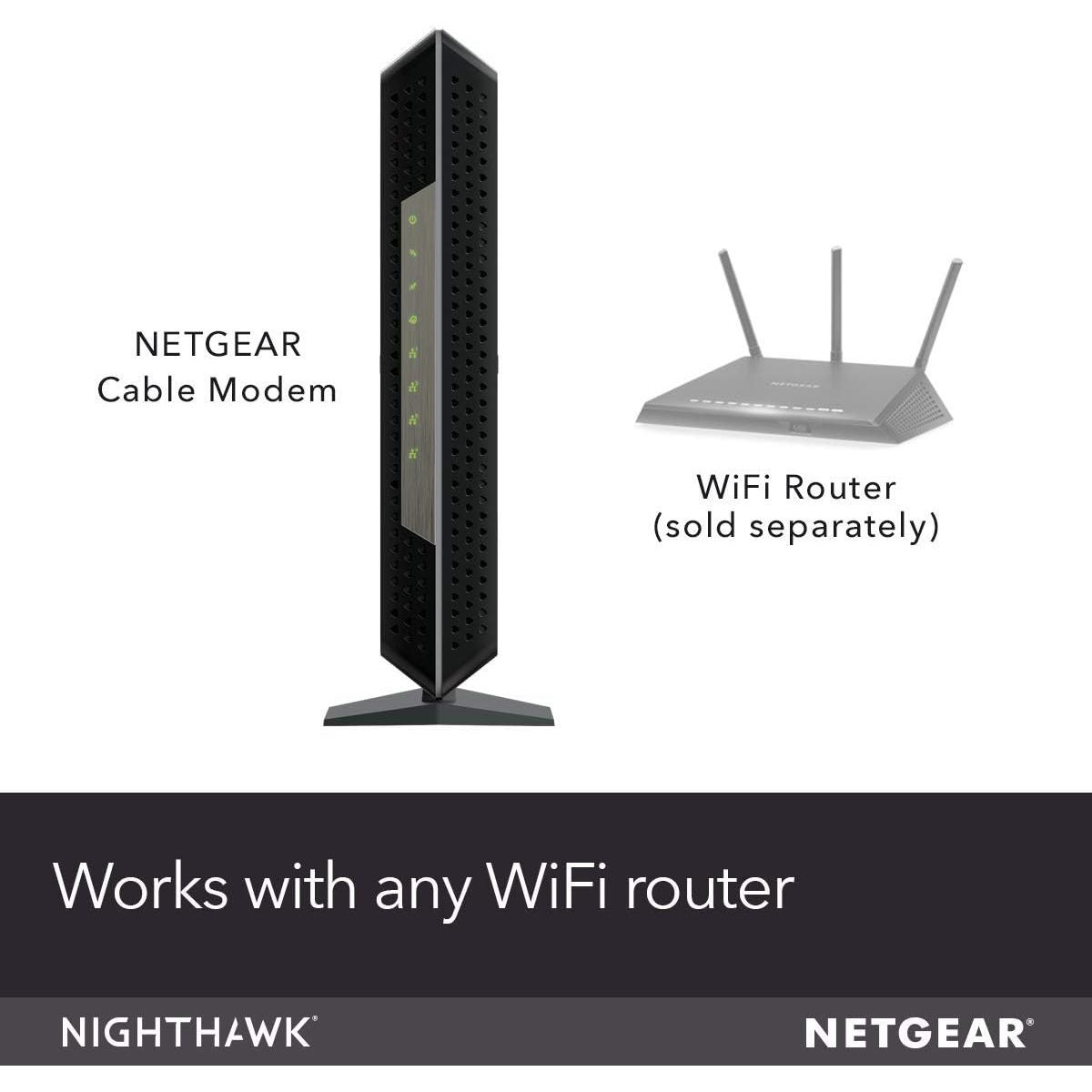 Módem de Cable NETGEAR Nighthawk CM1200 DOCSIS 3.1 2 Gbps
