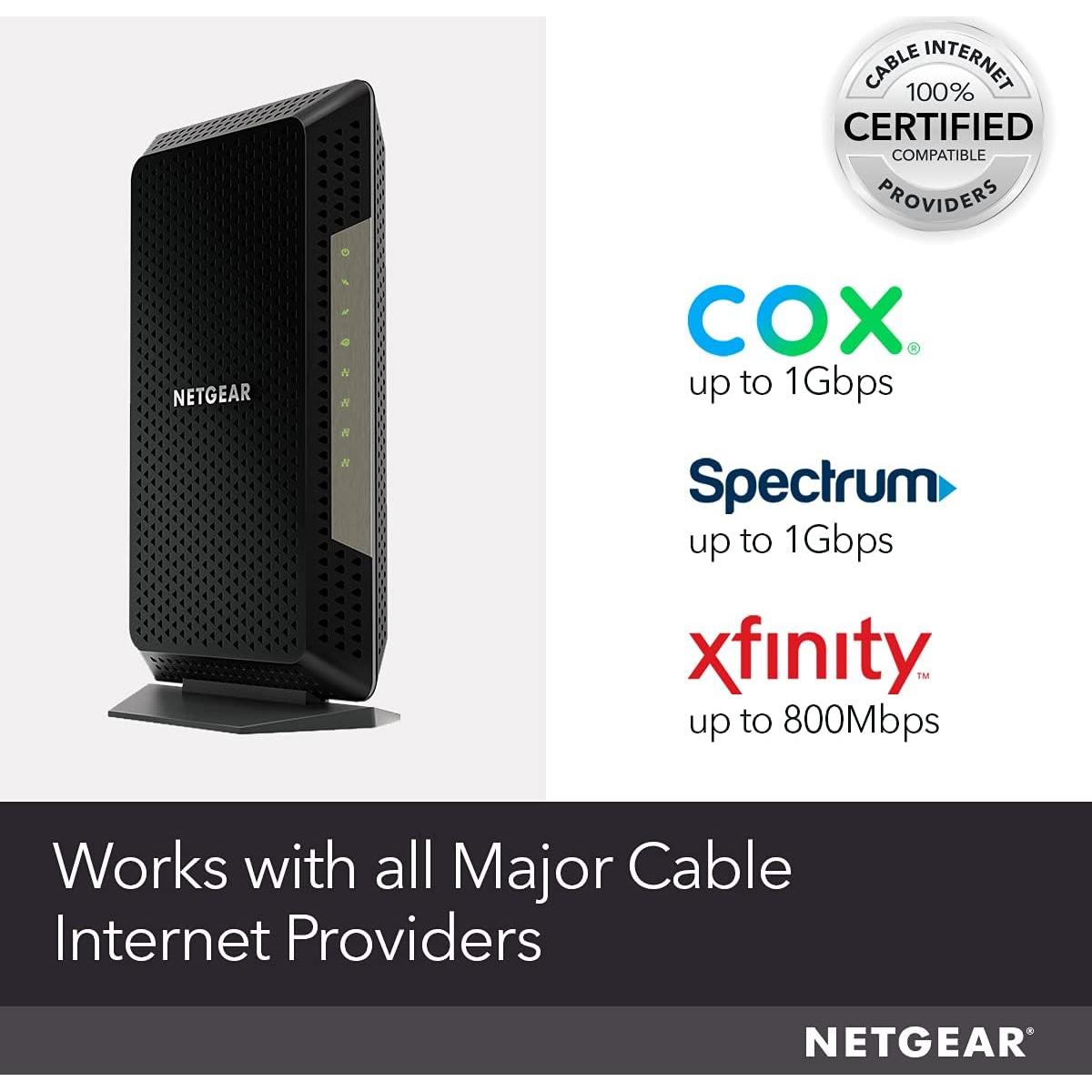 Módem de Cable NETGEAR Nighthawk CM1200 DOCSIS 3.1 2 Gbps