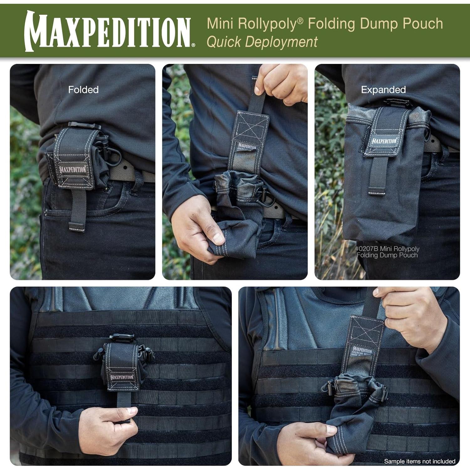 Pouch de Descarga Plegable Maxpedition Mini Rollypoly 1L