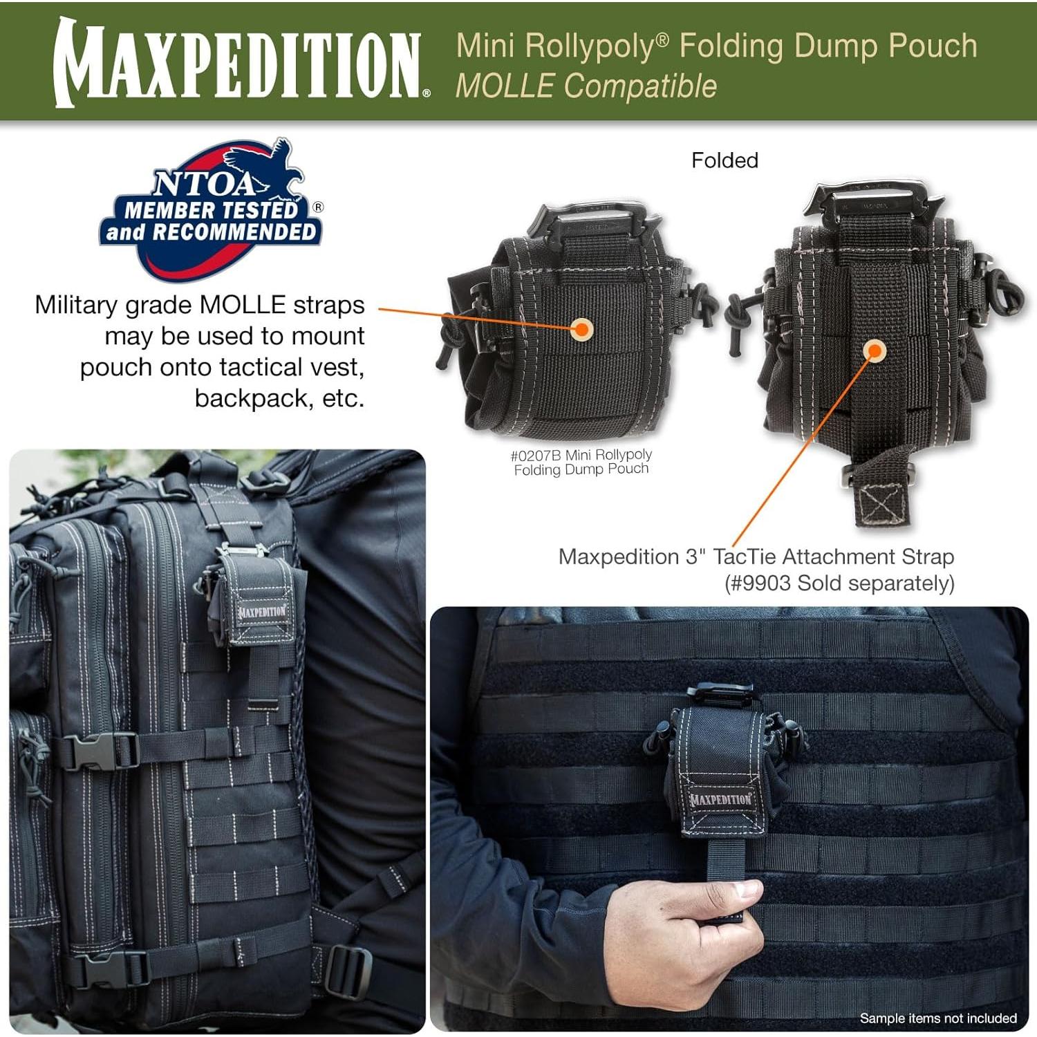Pouch de Descarga Plegable Maxpedition Mini Rollypoly 1L