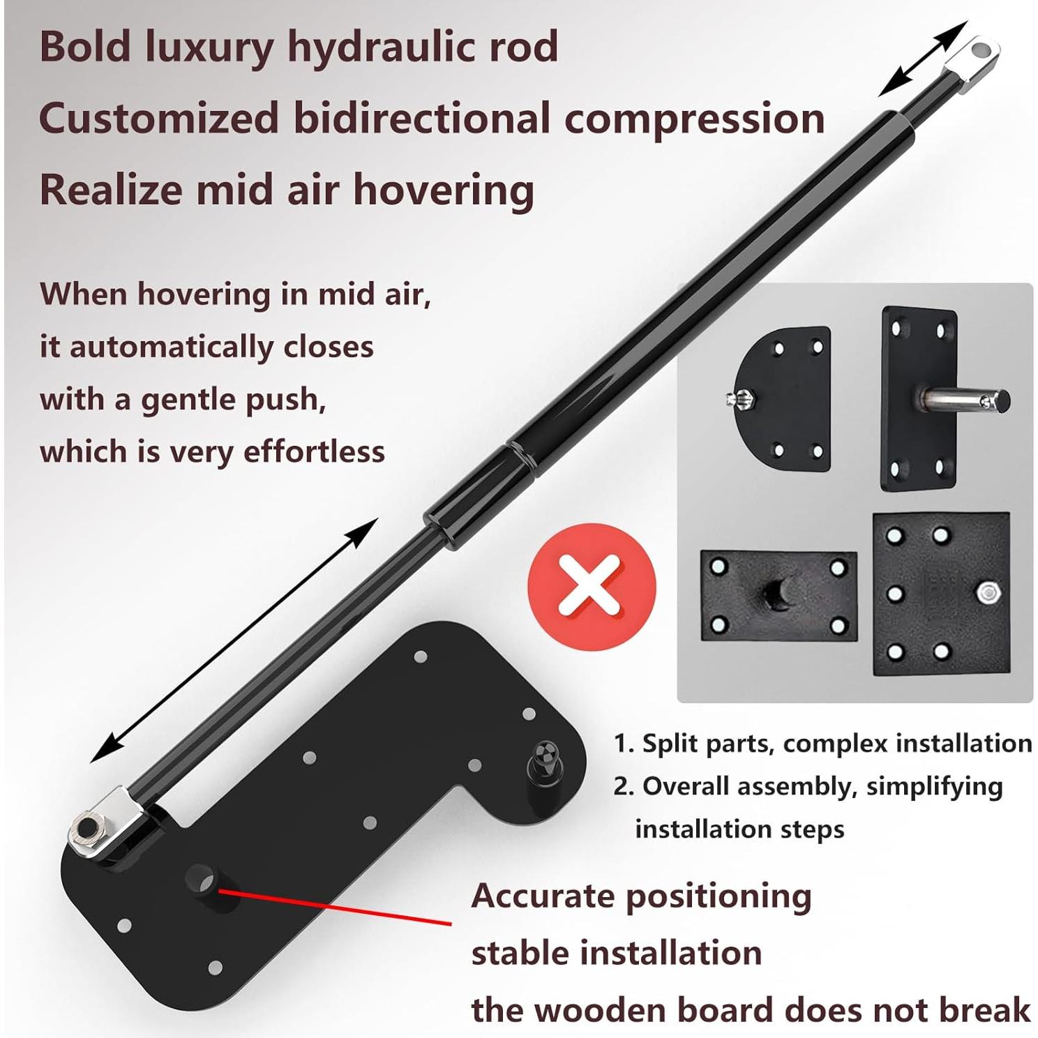 Kit de Hardware para Cama Murphy FleiSleep Horizontal Twin XL