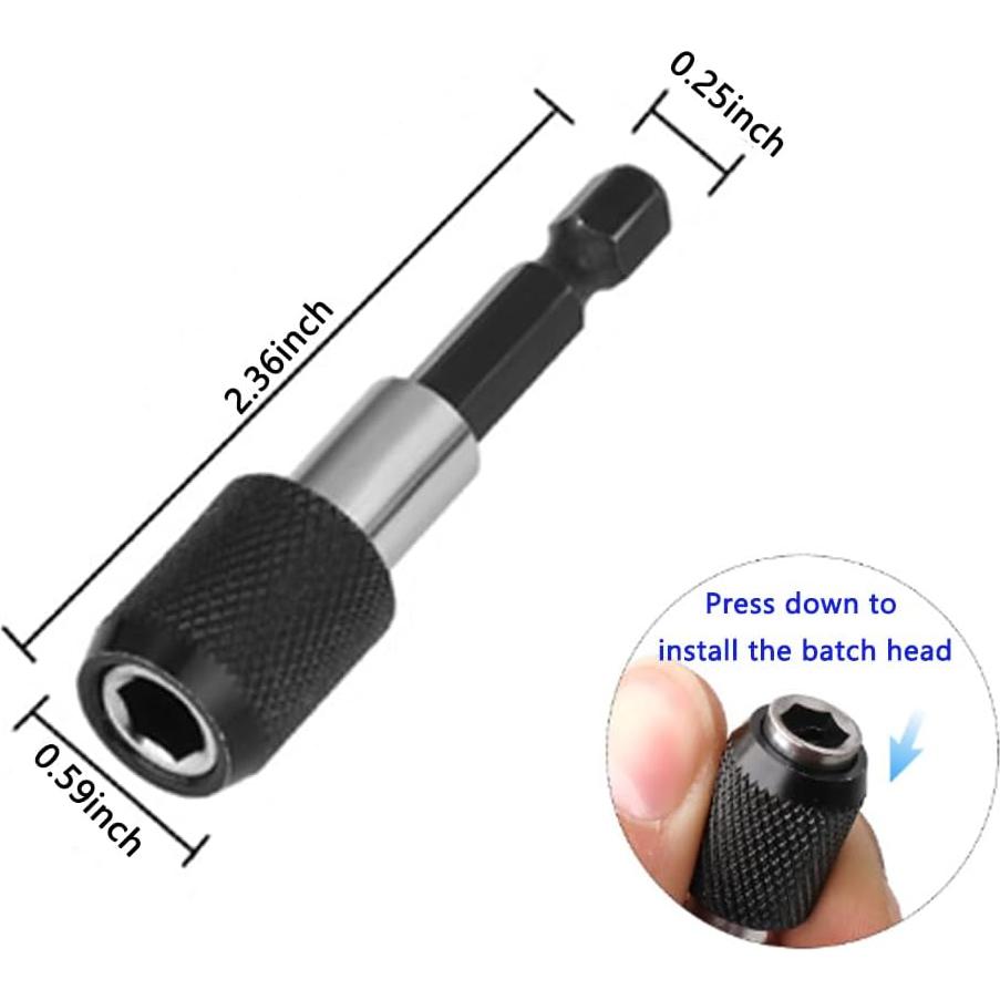 Juego de 5 Brocas para Tornillos de Yeso XIANFENGHU 50mm