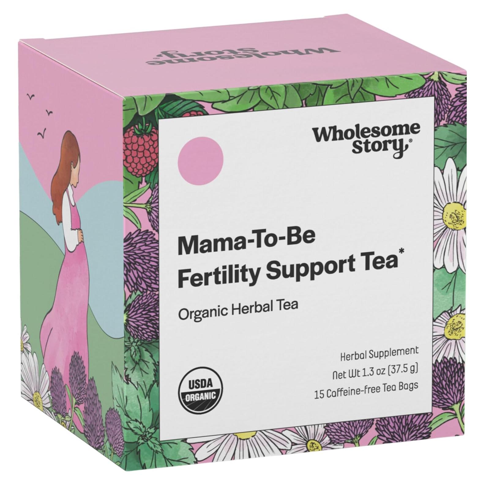 Té Orgánico de Fertilidad Wholesome Story - 15 Bolsitas Biodegradables