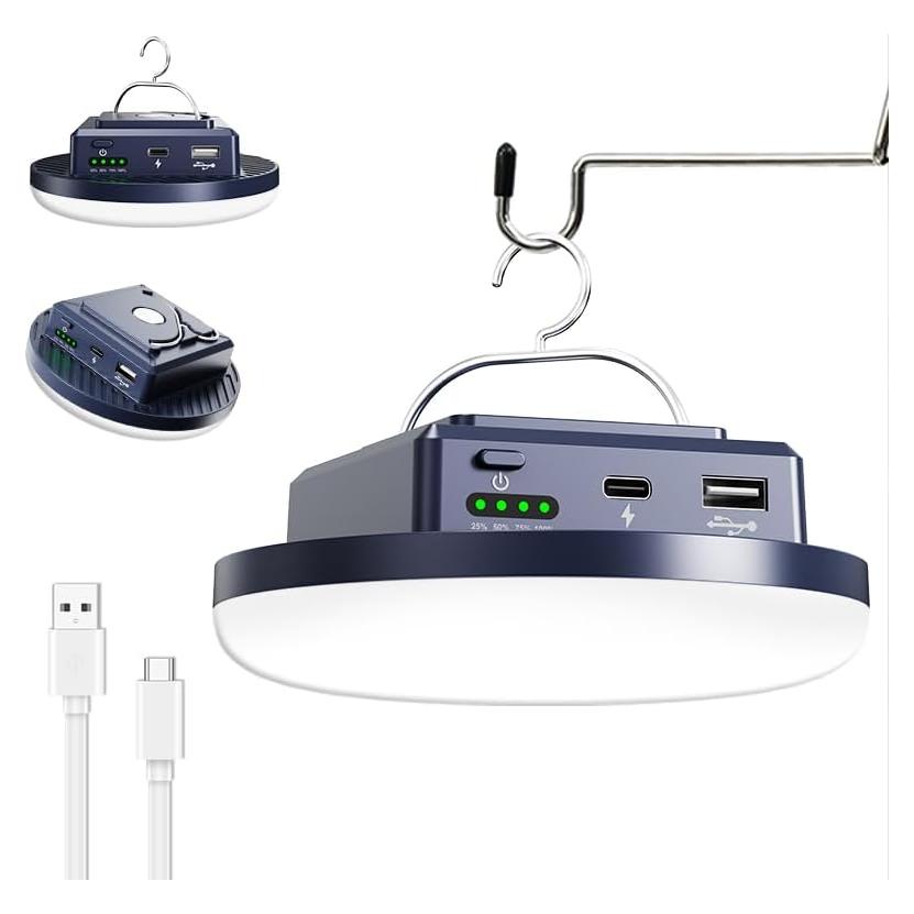 Linterna de Camping LED 13200 mAh 4500 Lúmenes USB General