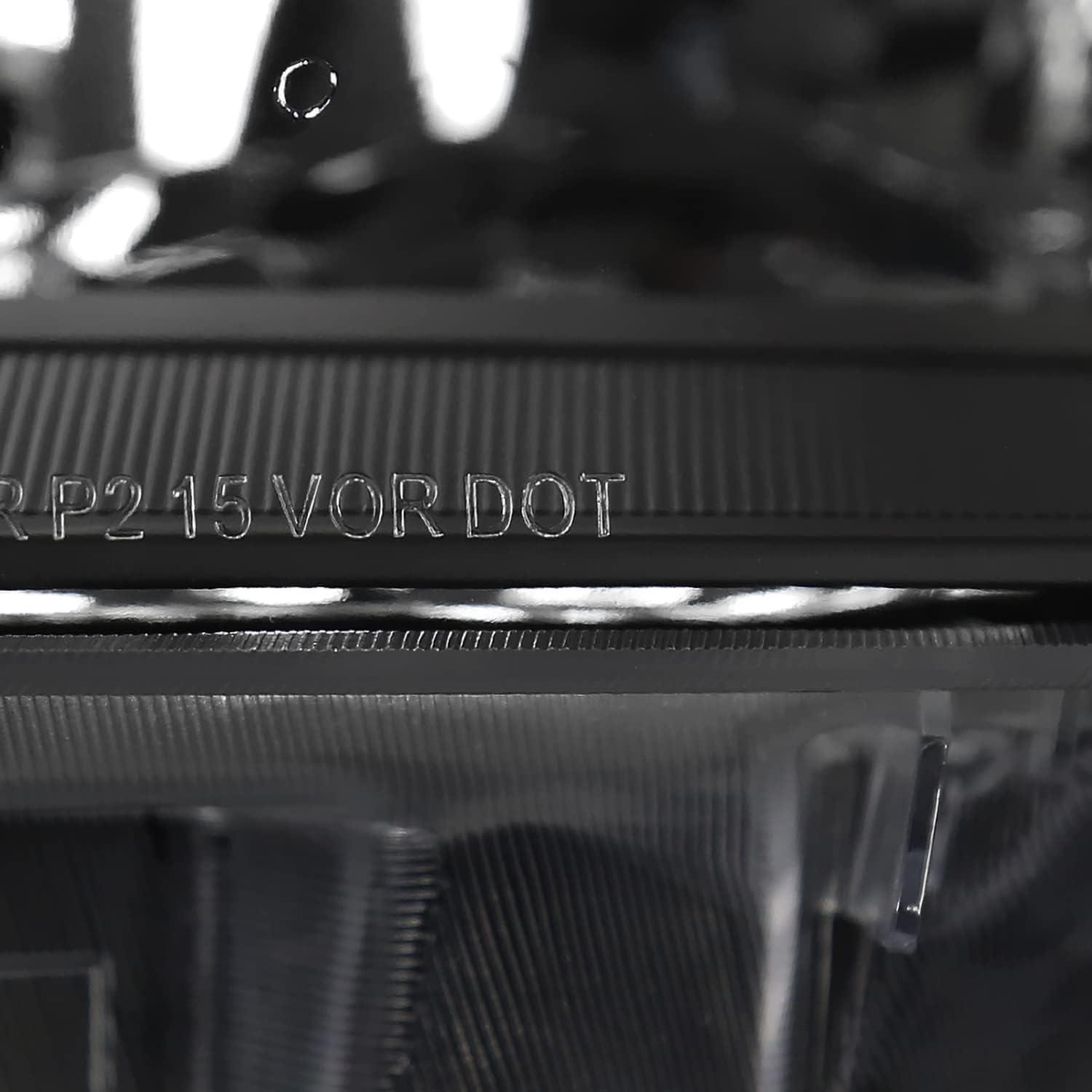 Faros Proyector Negros Spec-D Tuning para Toyota Camry 2015-2017