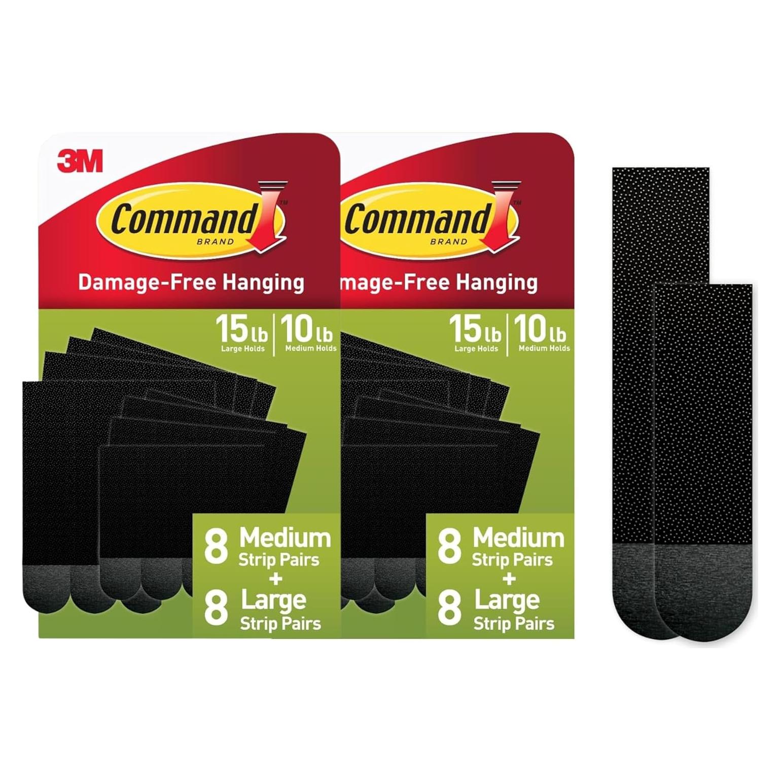 Tiras de Colgar Imágenes Command 32 Pzas, Sin Daños, Negro