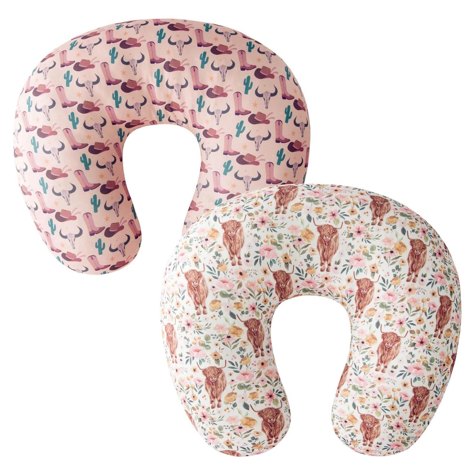 Little Jump Fundas de Almohadas de Lactancia 2 Pack Vaquera