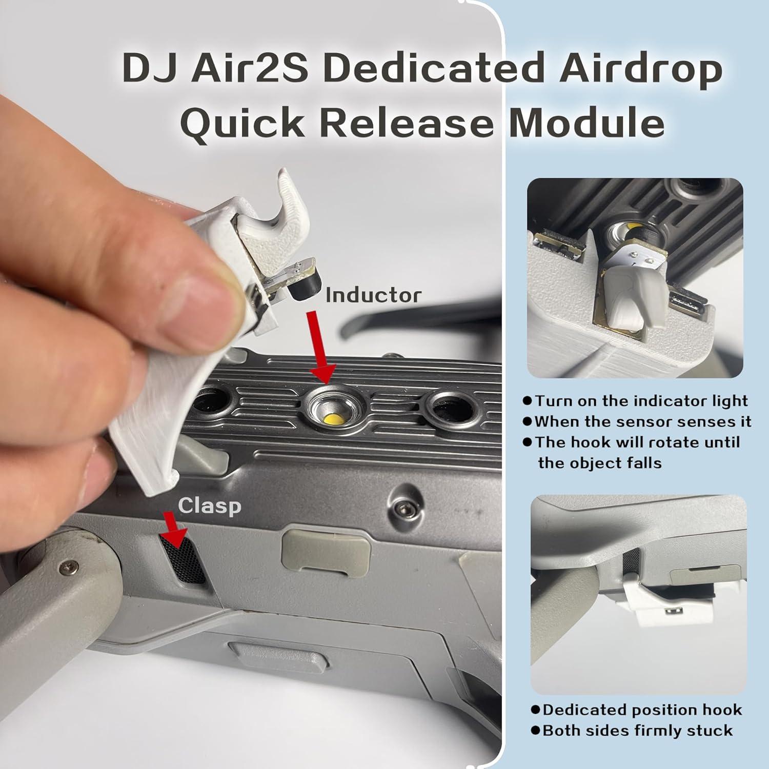 Módulo de Liberación Rápida HENWAFX para Dron DJI Air 2S