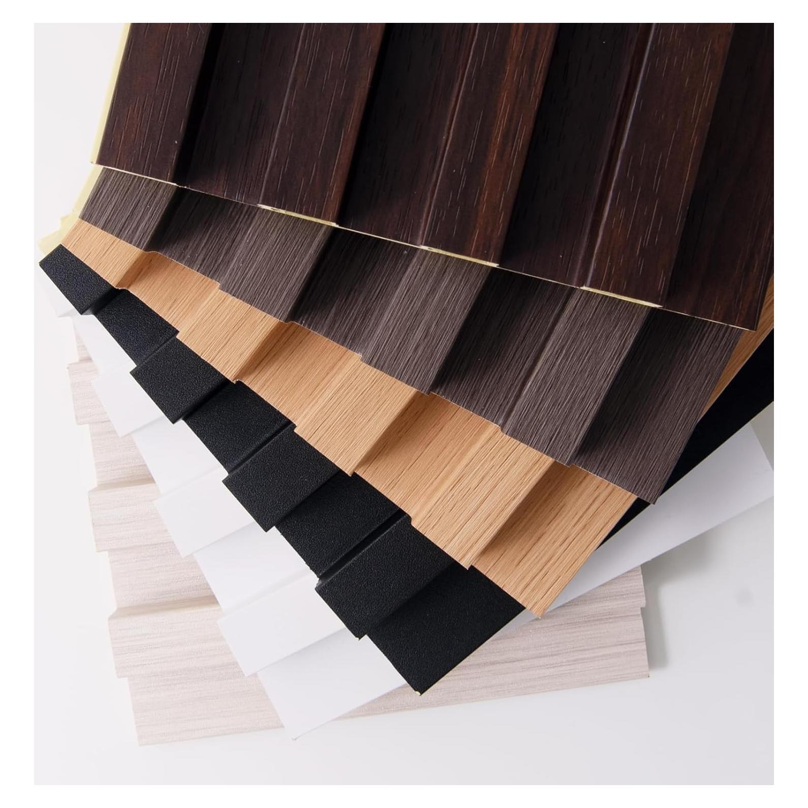 Panel Acústico de Listones WPC Art3d - Muestra 6 Piezas 15.24 cm