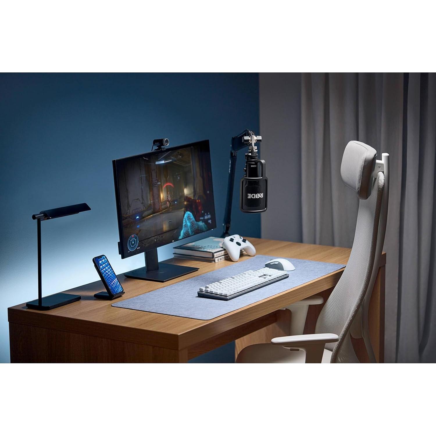 Micrófono USB Rode NT-USB+ con Brazo StreamEye y Filtro