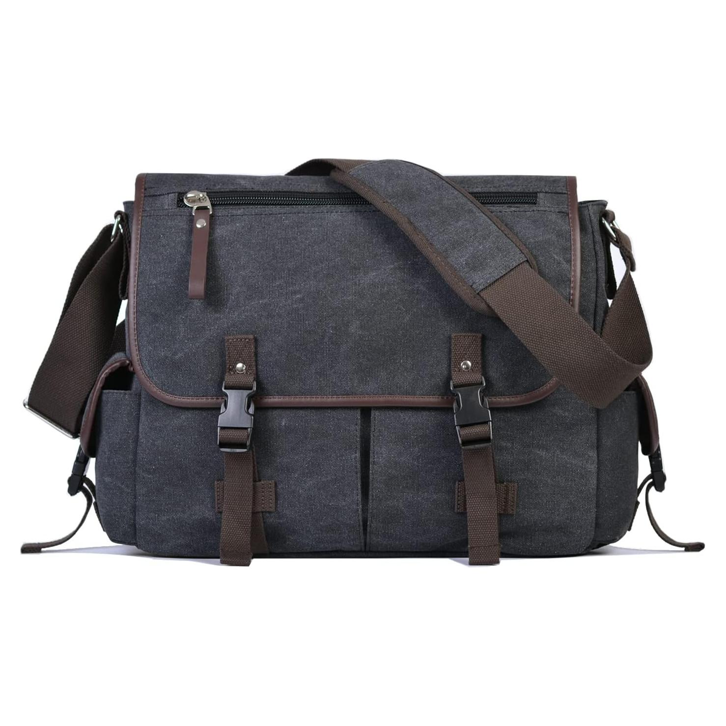 Bolsa Mensajera de Lona CROCOD para Laptop 15.6" Unisex