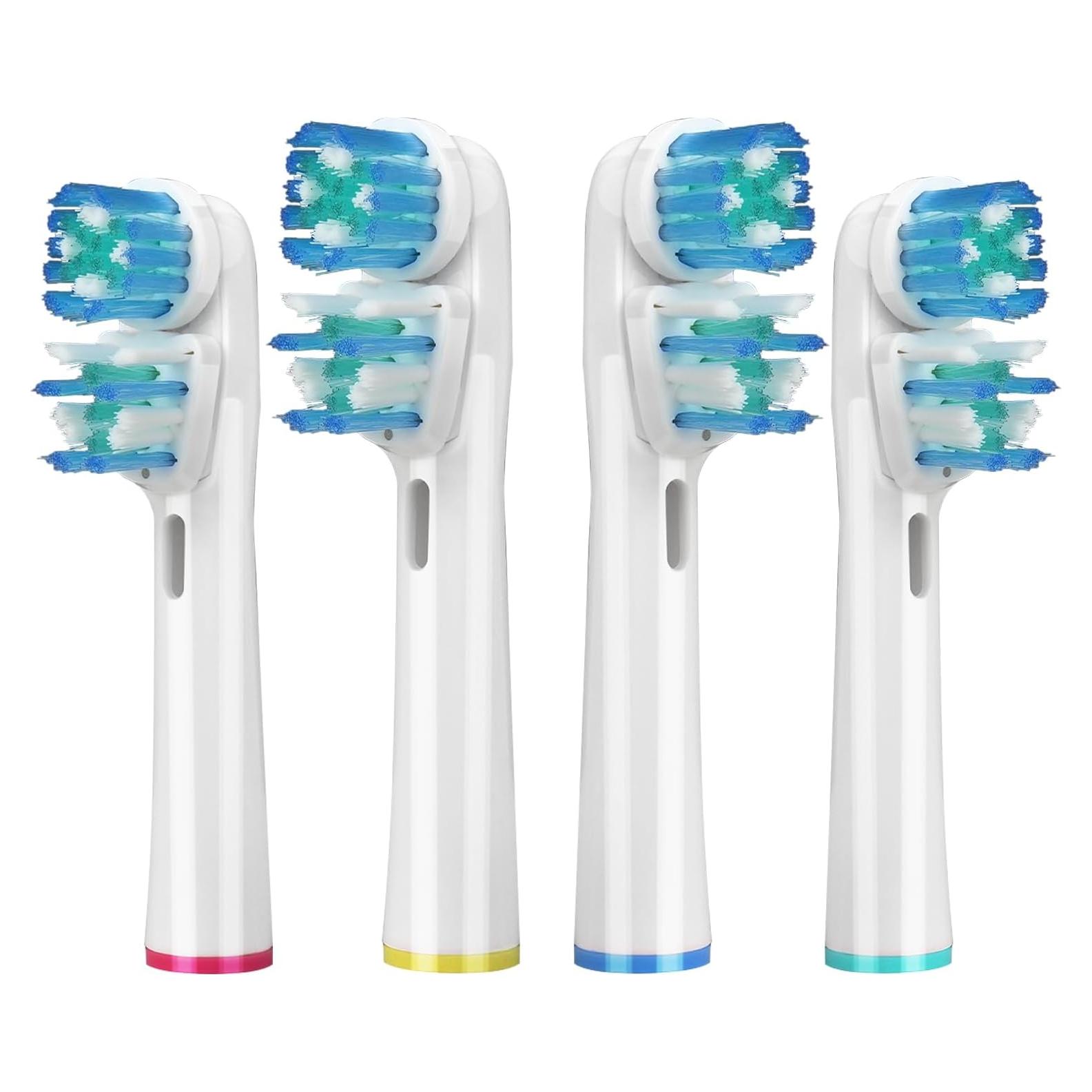 4 Cabezas de Repuesto Doble Oral-B LDHUT para Cepillo Eléctrico