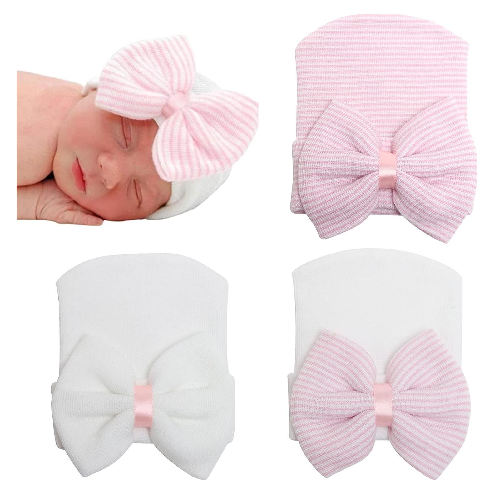 Sombrero de Hospital DRESHOW para Recién Nacidos con Lazo